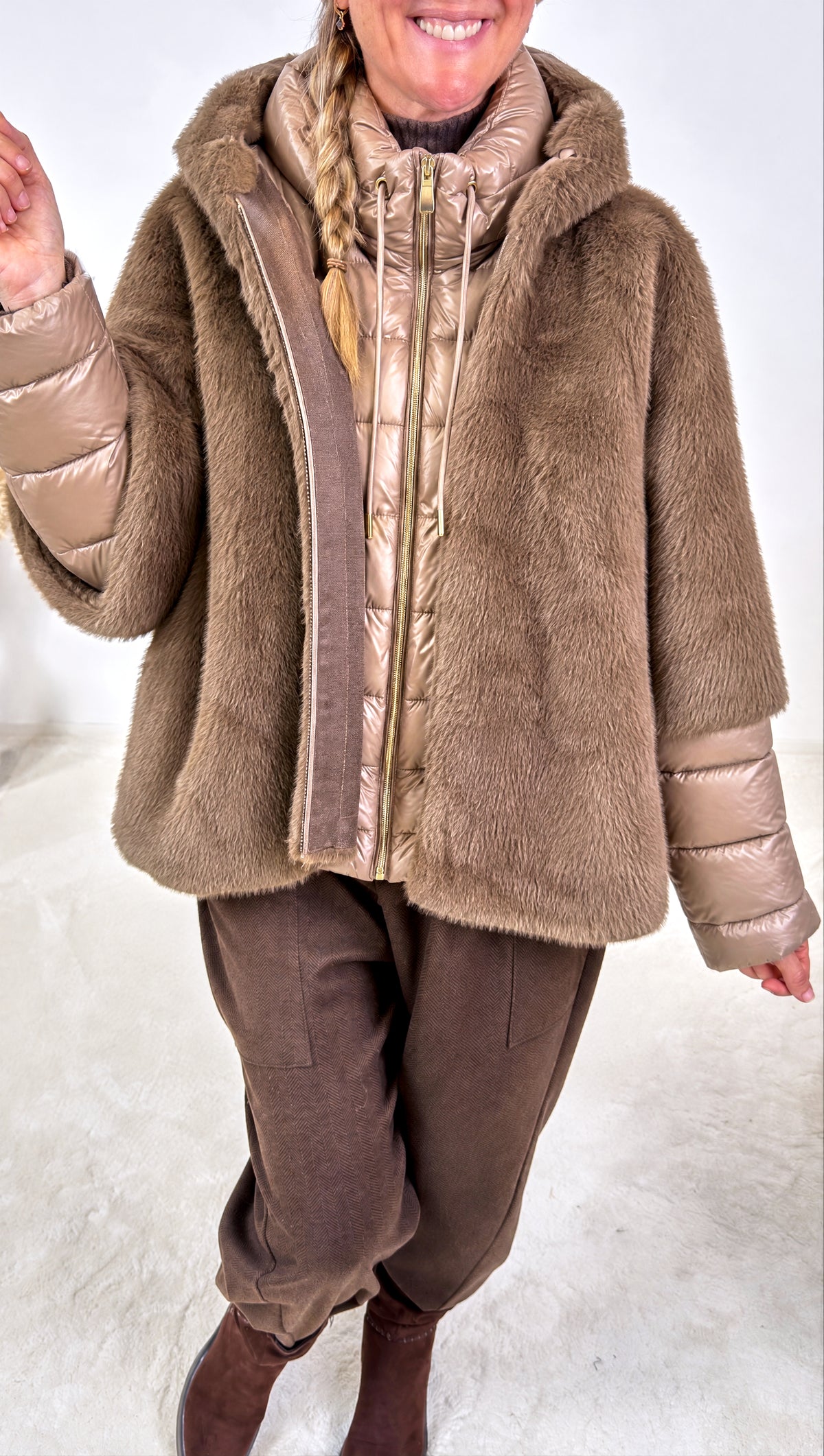 Steppjacke Everyday is Autumn  *Camel* - Power of Princess