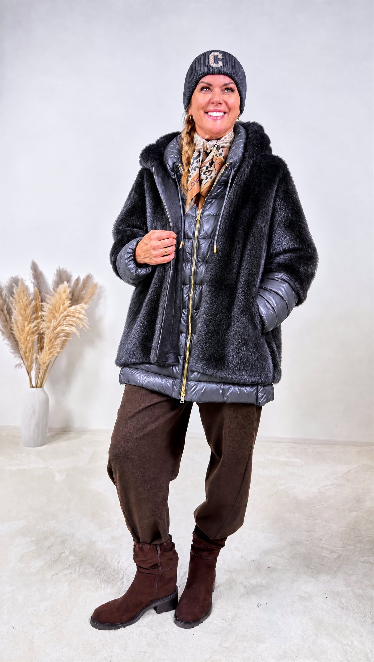 Steppjacke Everyday is Autumn  *Schwarz* - Power of Princess