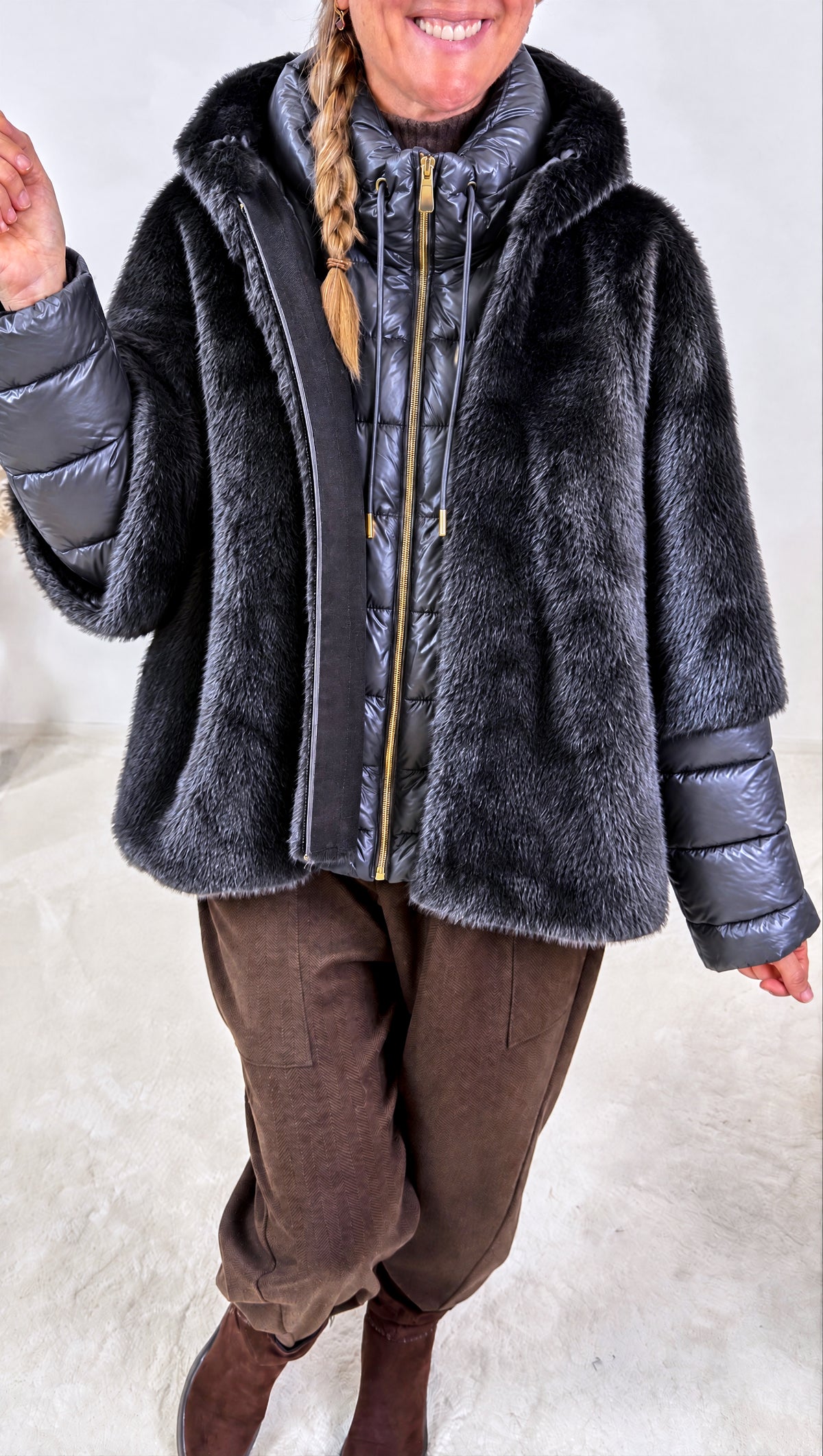 Steppjacke Everyday is Autumn  *Schwarz* - Power of Princess