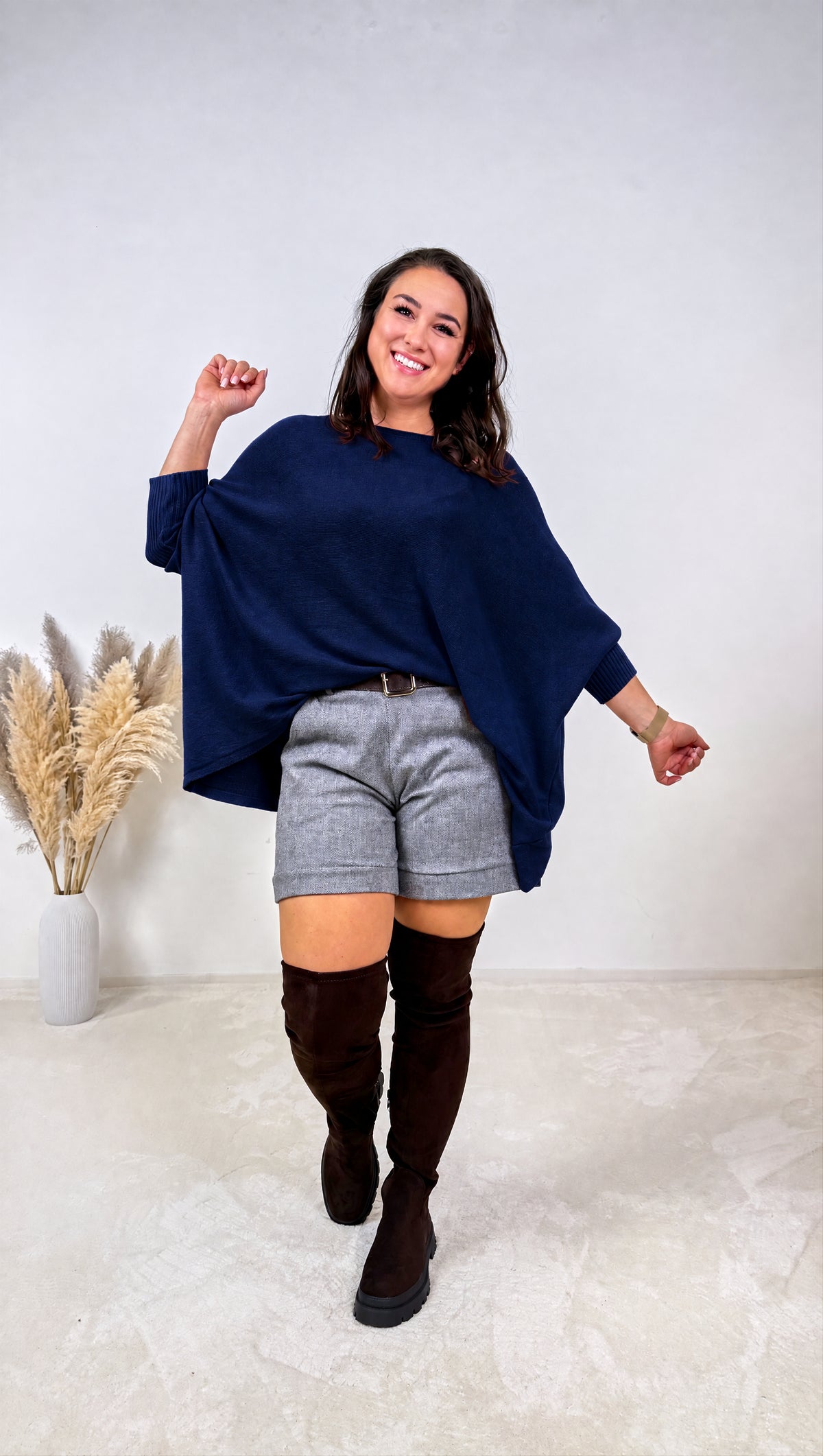Strickpullover Mirelle *Dunkelblau*