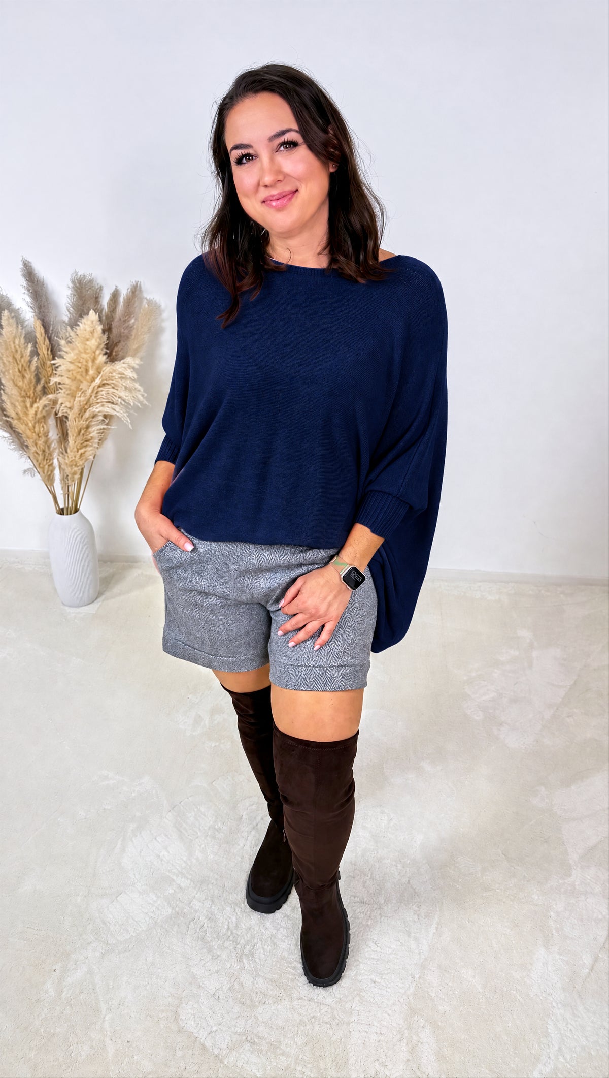 Strickpullover Mirelle *Dunkelblau*