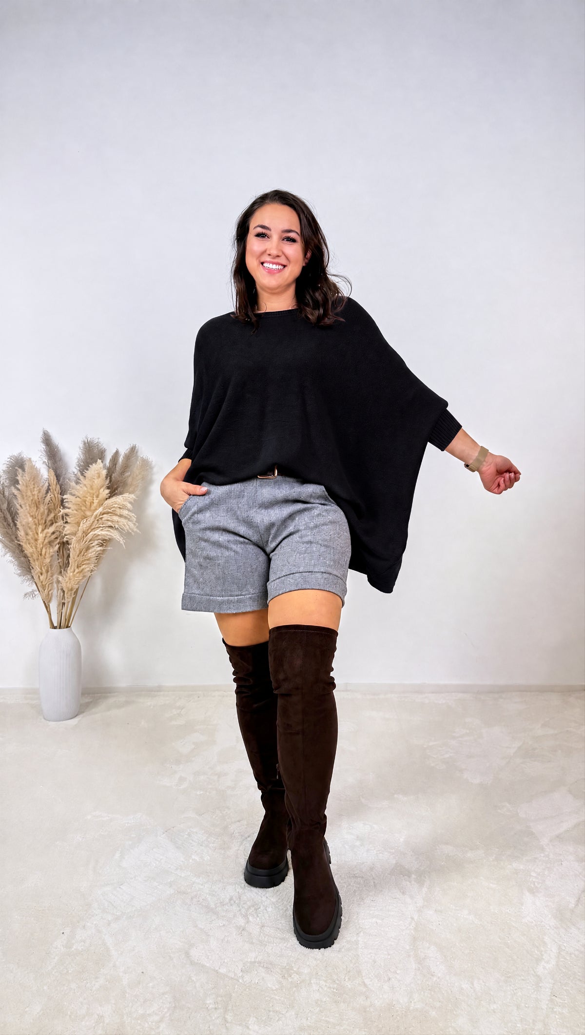 Strickpullover Mirelle *Schwarz*