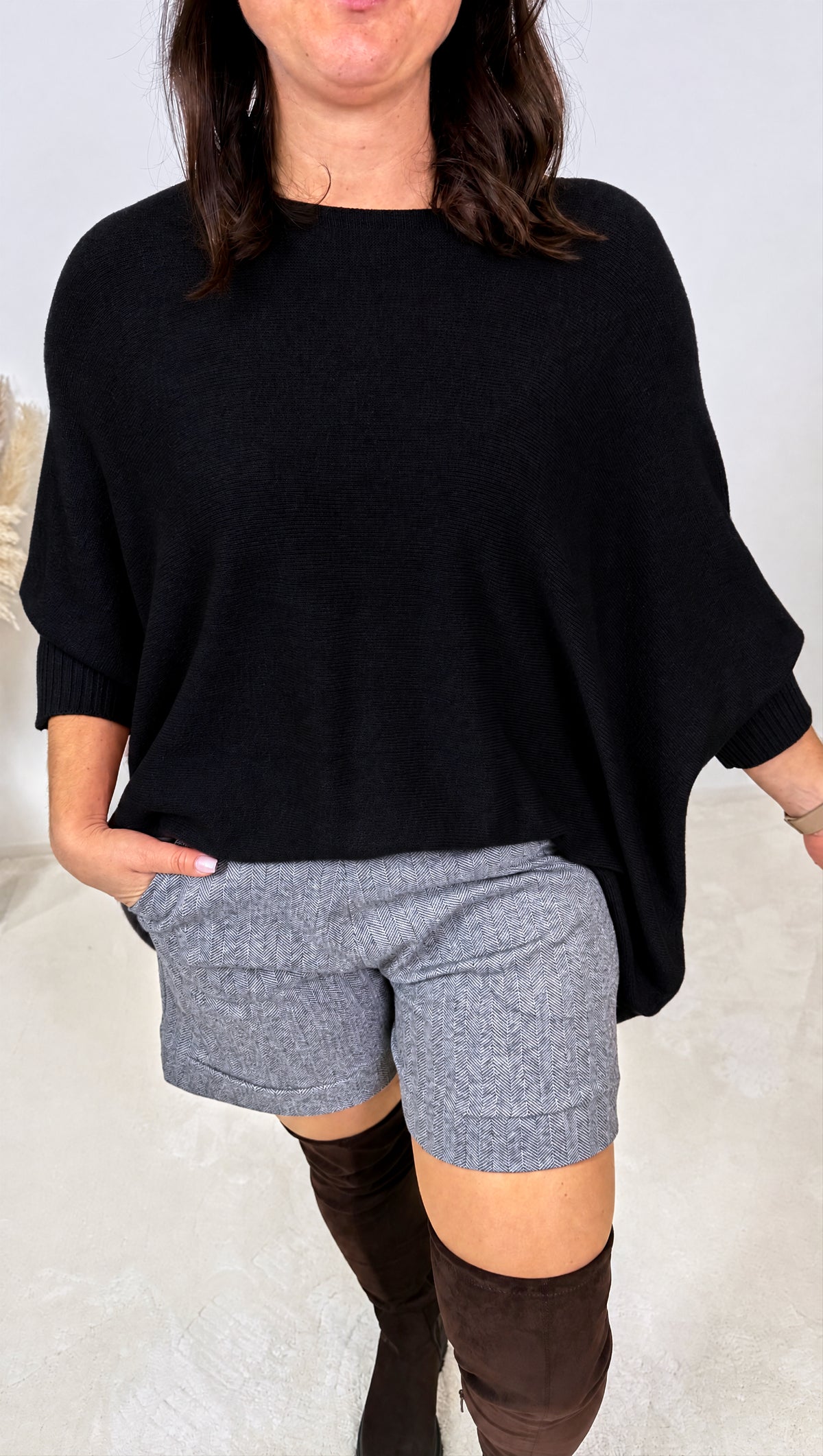 Strickpullover Mirelle *Schwarz*