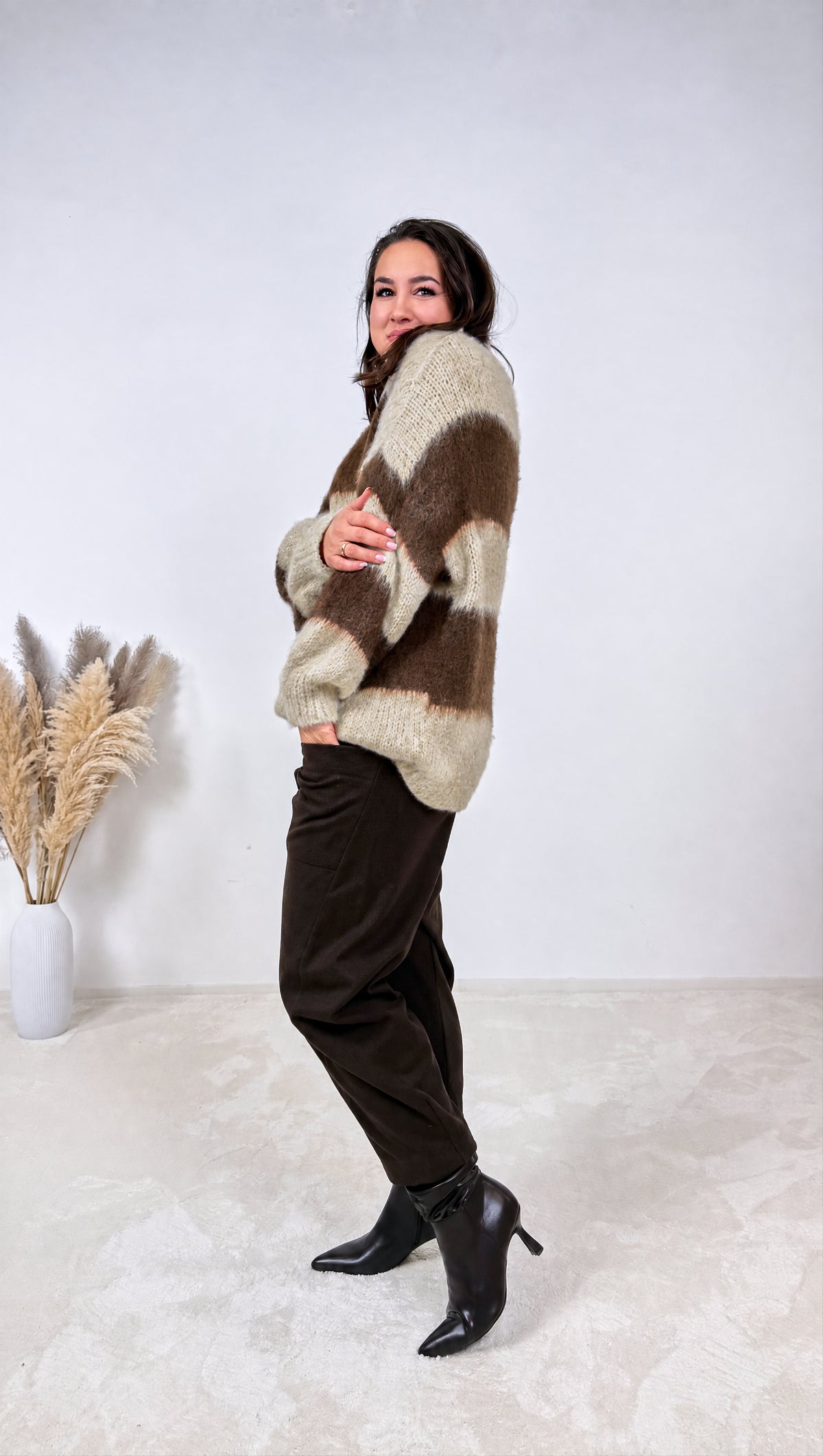 Strickpullover Velvetine *Beige*