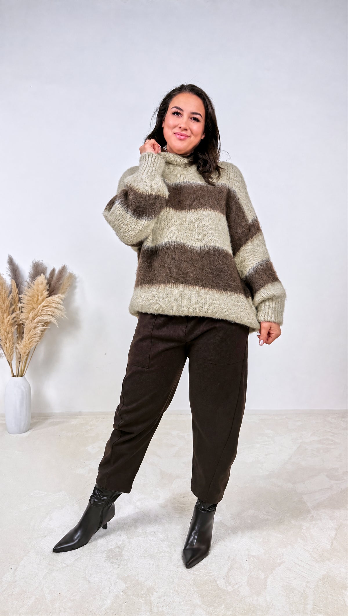 Strickpullover Velvetine *Beige*