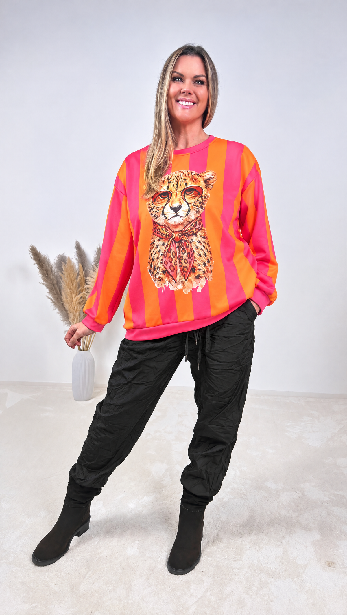 Set Cheetah + Rowan *Orange/Pink & Schwarz*