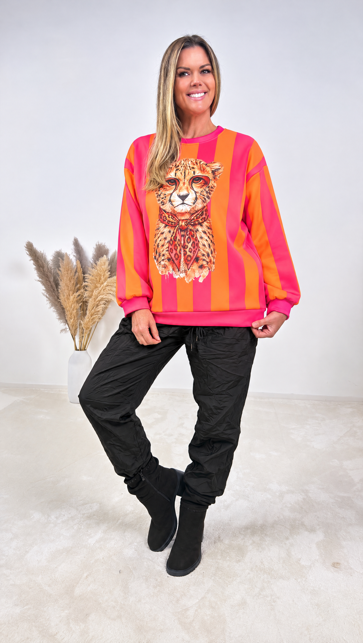 Set Cheetah + Rowan *Orange/Pink & Schwarz*
