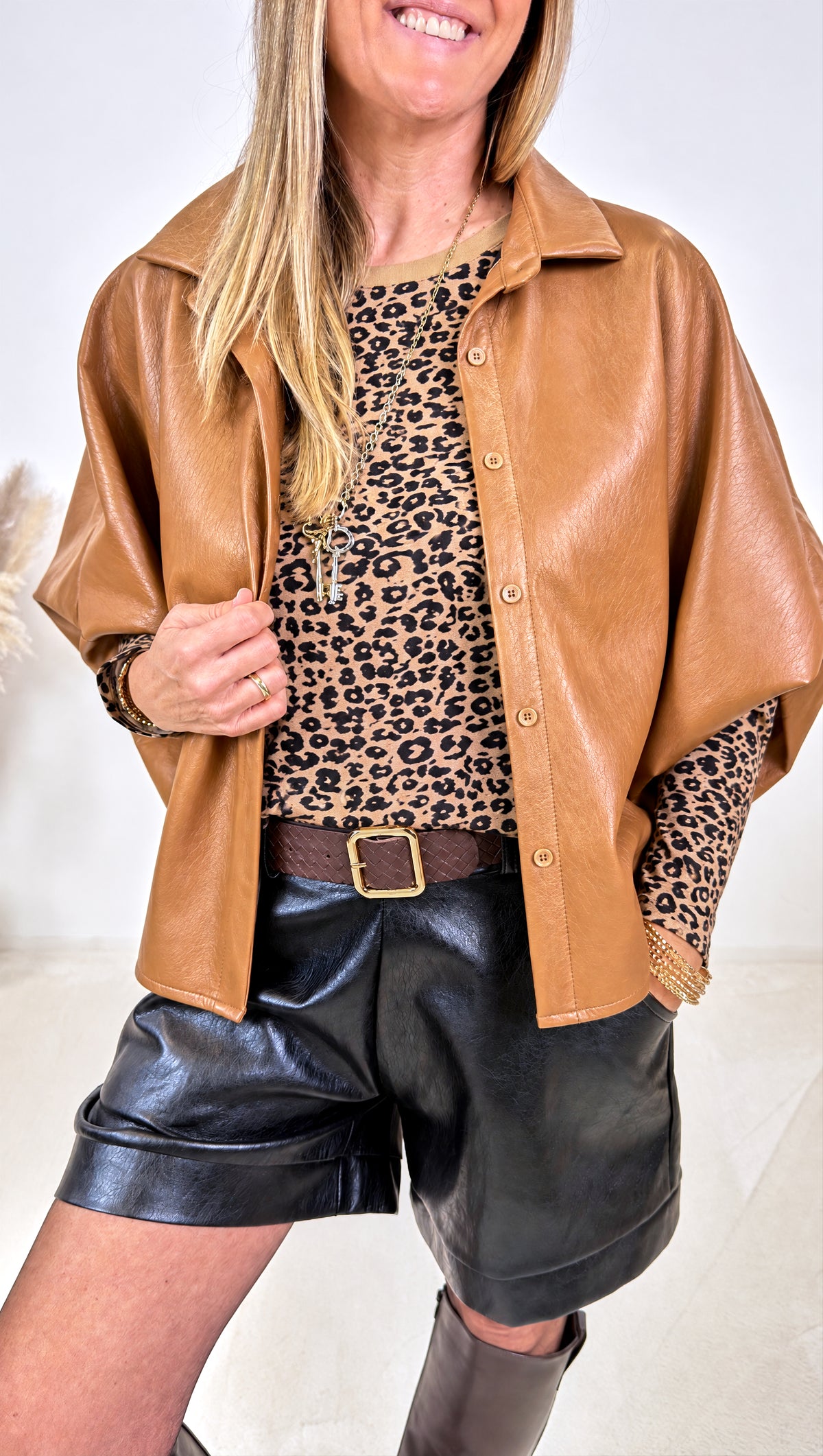 Bluse-Jacke Luccio *Camel*