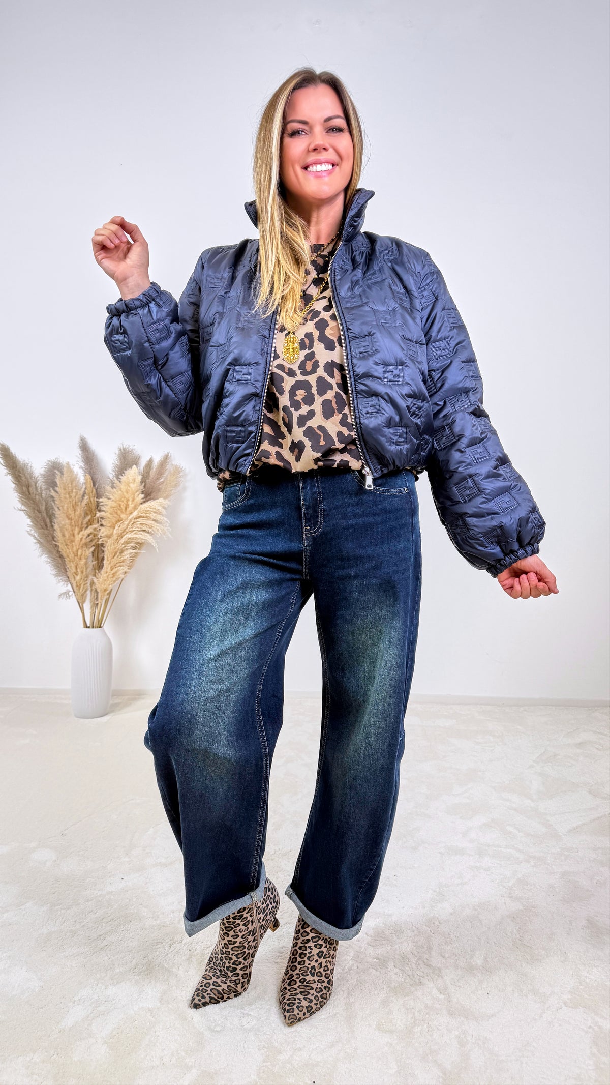 Jeans Cascade Roll (9260-8) - Power of Princess