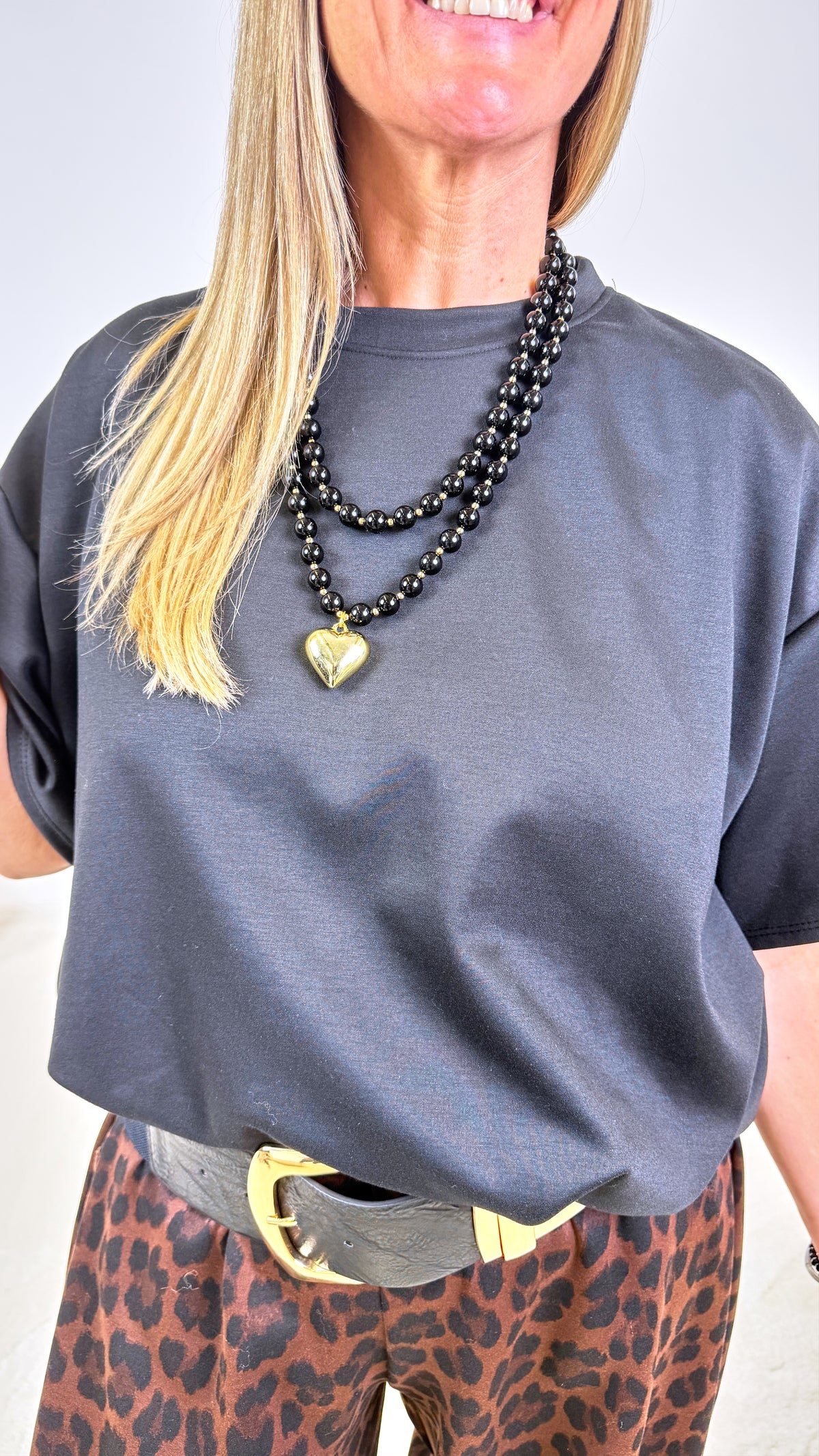 T- Shirt Amarante *Schwarz*