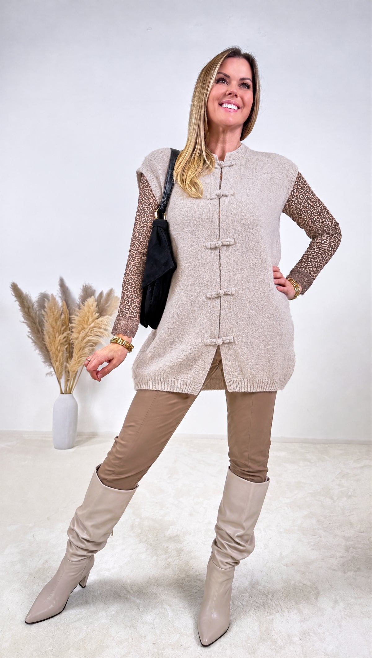 Strick-Weste Lumino Vale *Creme*