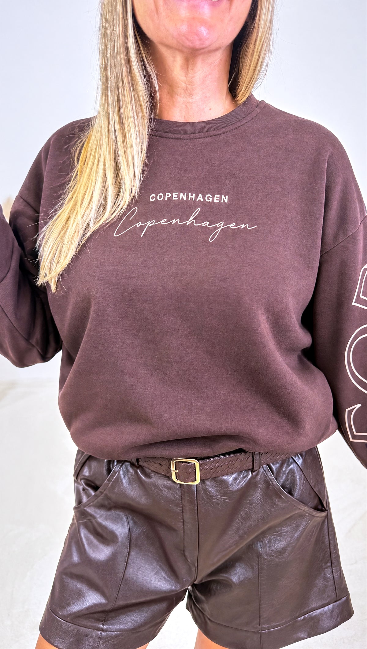 Sweatshirt Copenhagen Nights *Schoko*