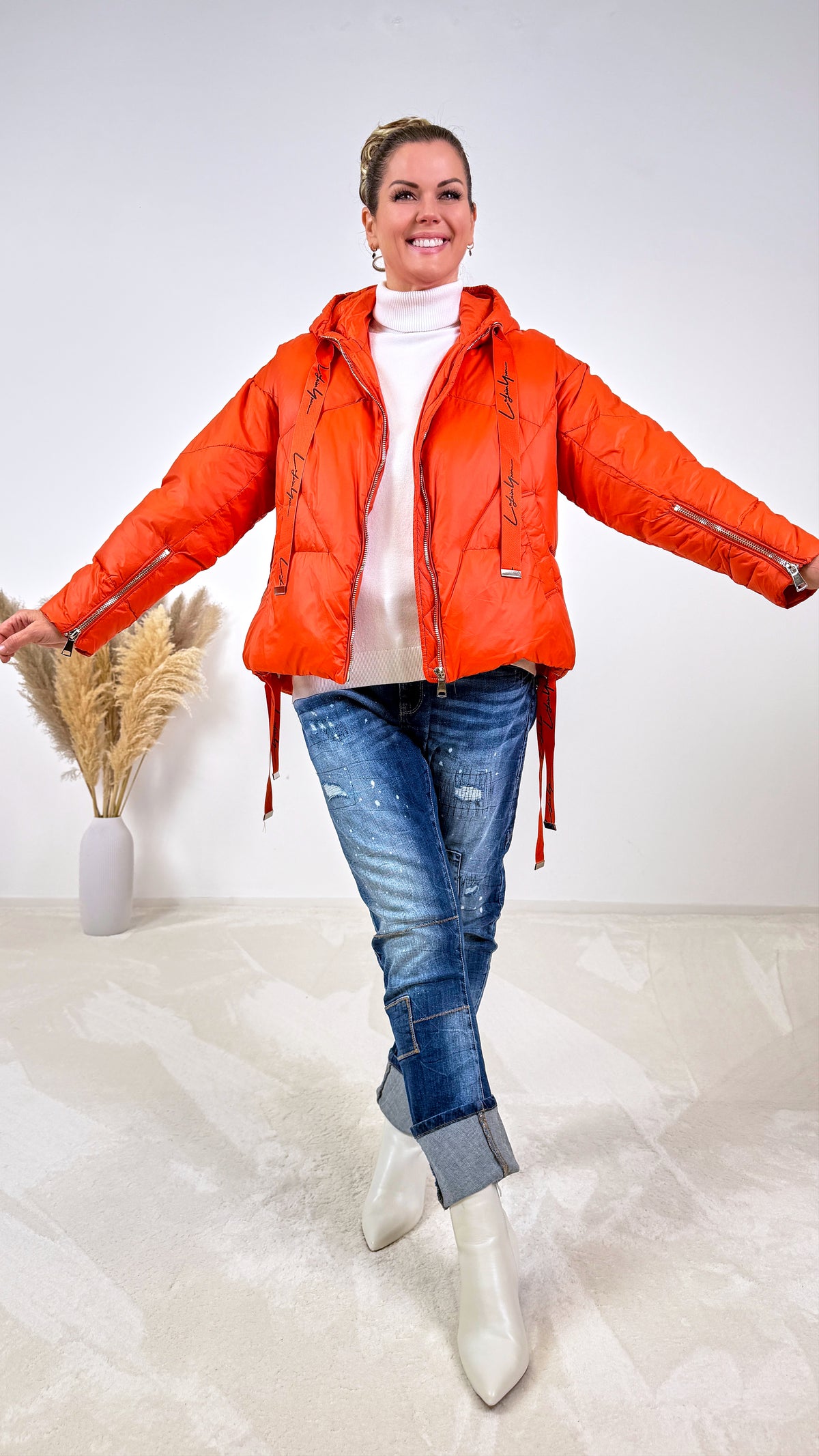 Steppjacke Vulcano *Orange* - Power of Princess