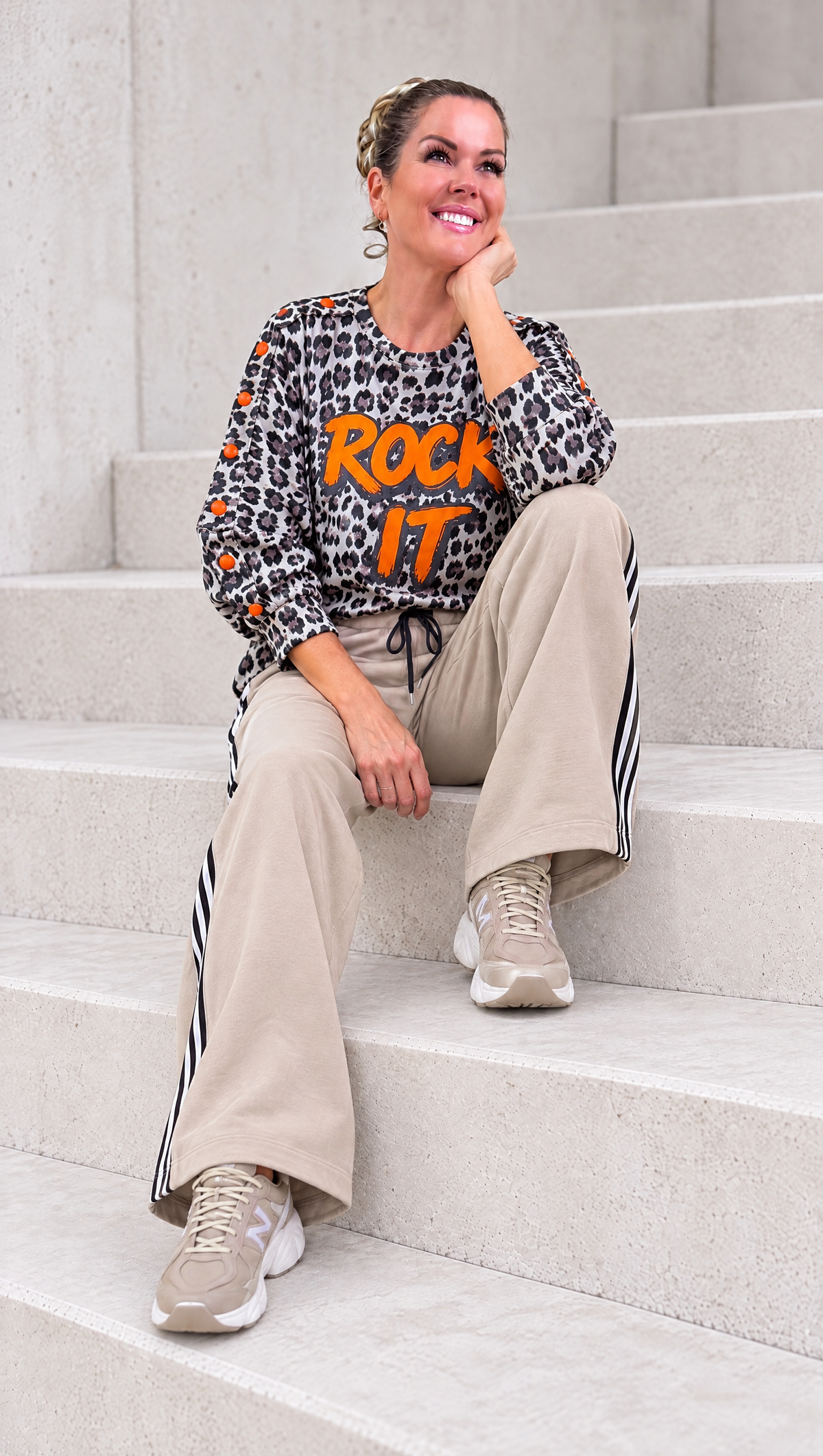 Sweatshirt Rebel Jungle *Beige*