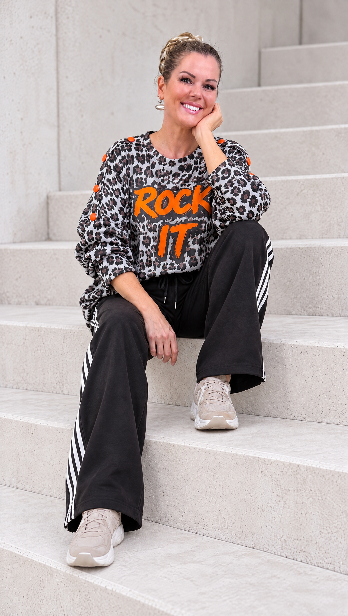 Sweatshirt Rebel Jungle *Weiß*