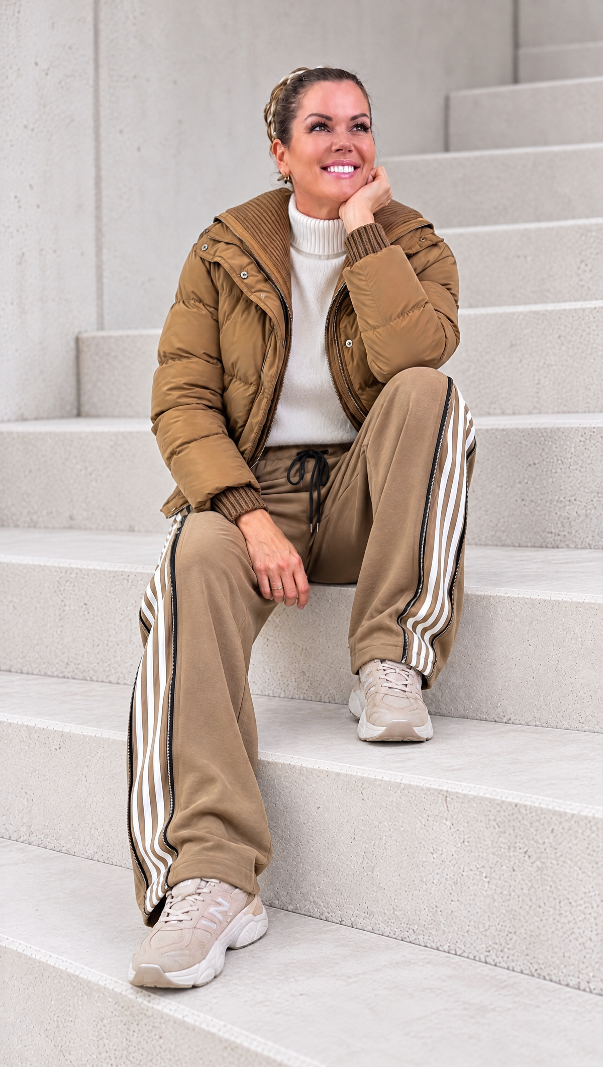 Kurze Steppjacke Nordique Bay *Camel*