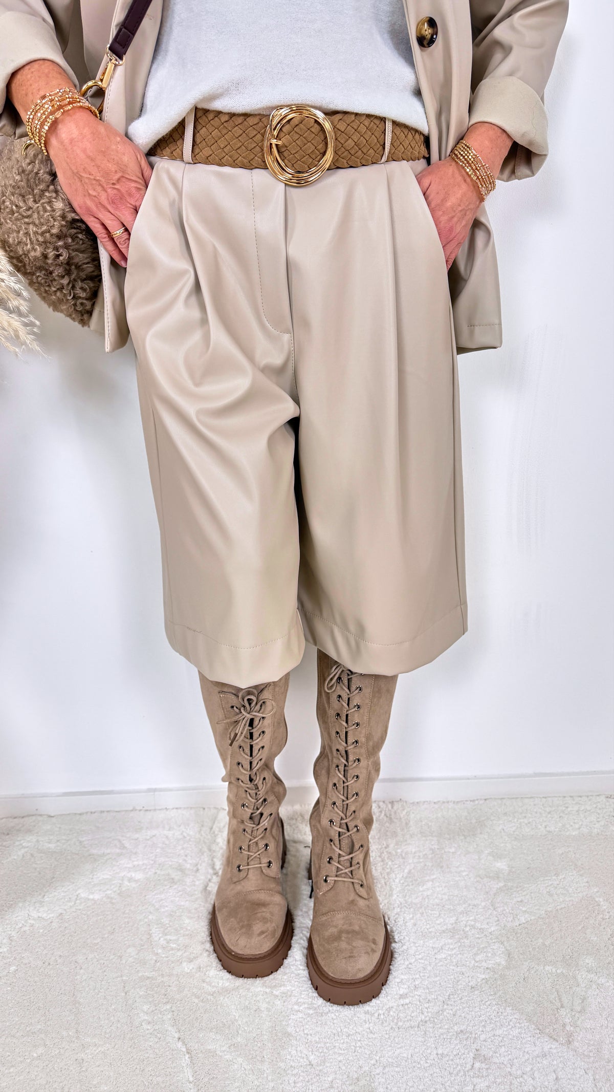 Bermuda- Hose Isabeau *Beige*