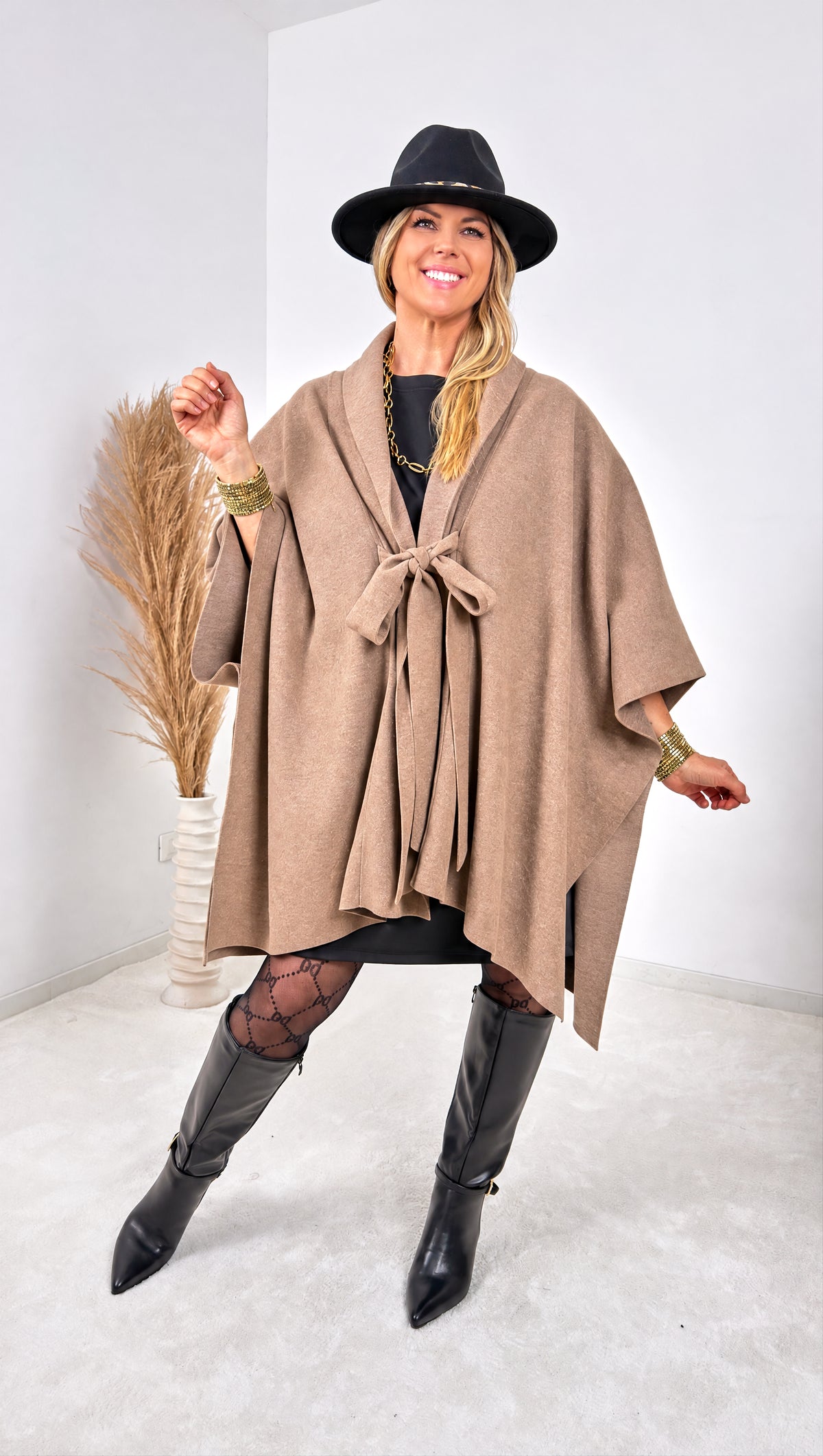 Poncho-Jacke Marielle  *Camel* - Power of Princess