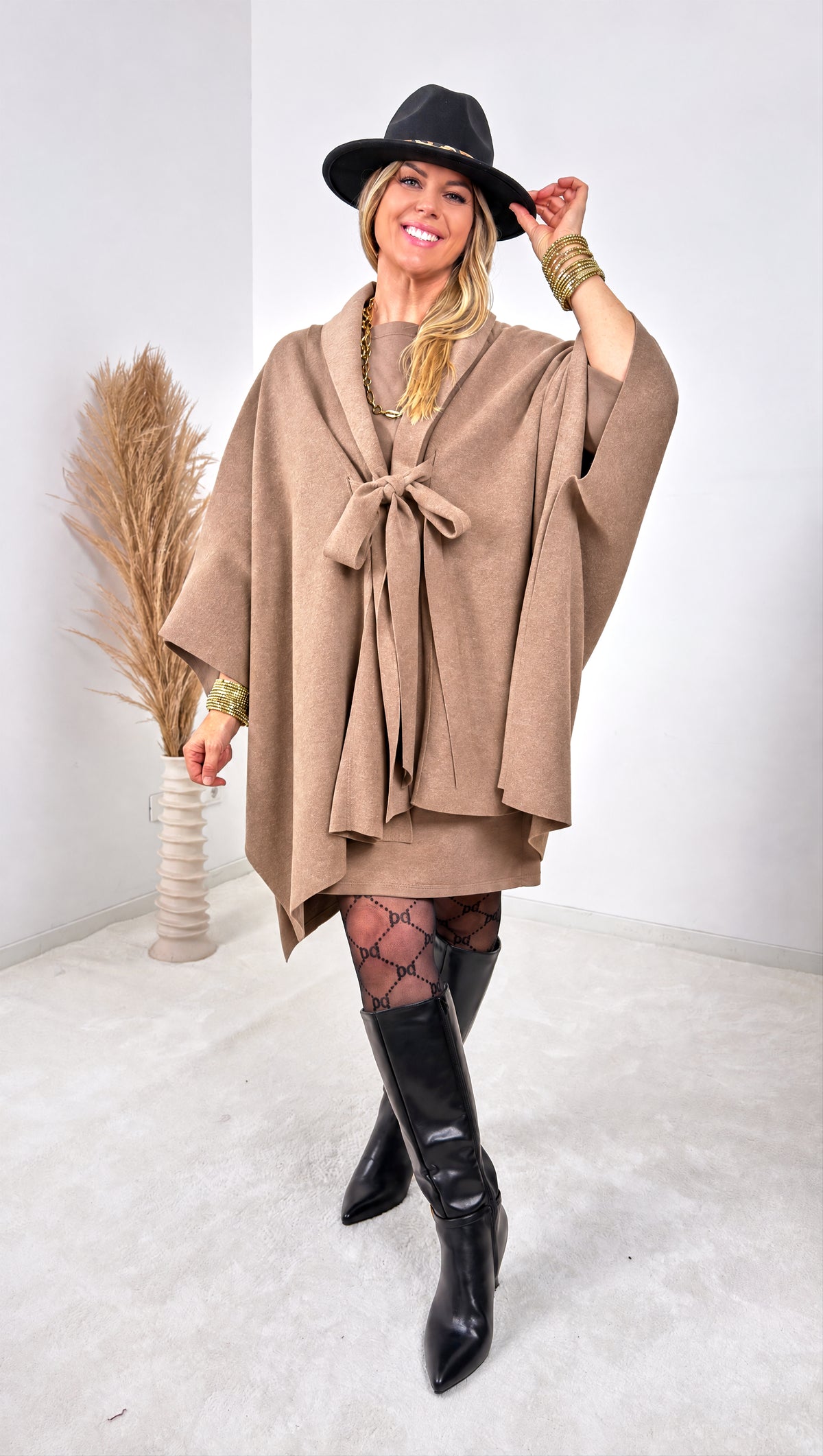 Poncho-Jacke Marielle  *Camel* - Power of Princess