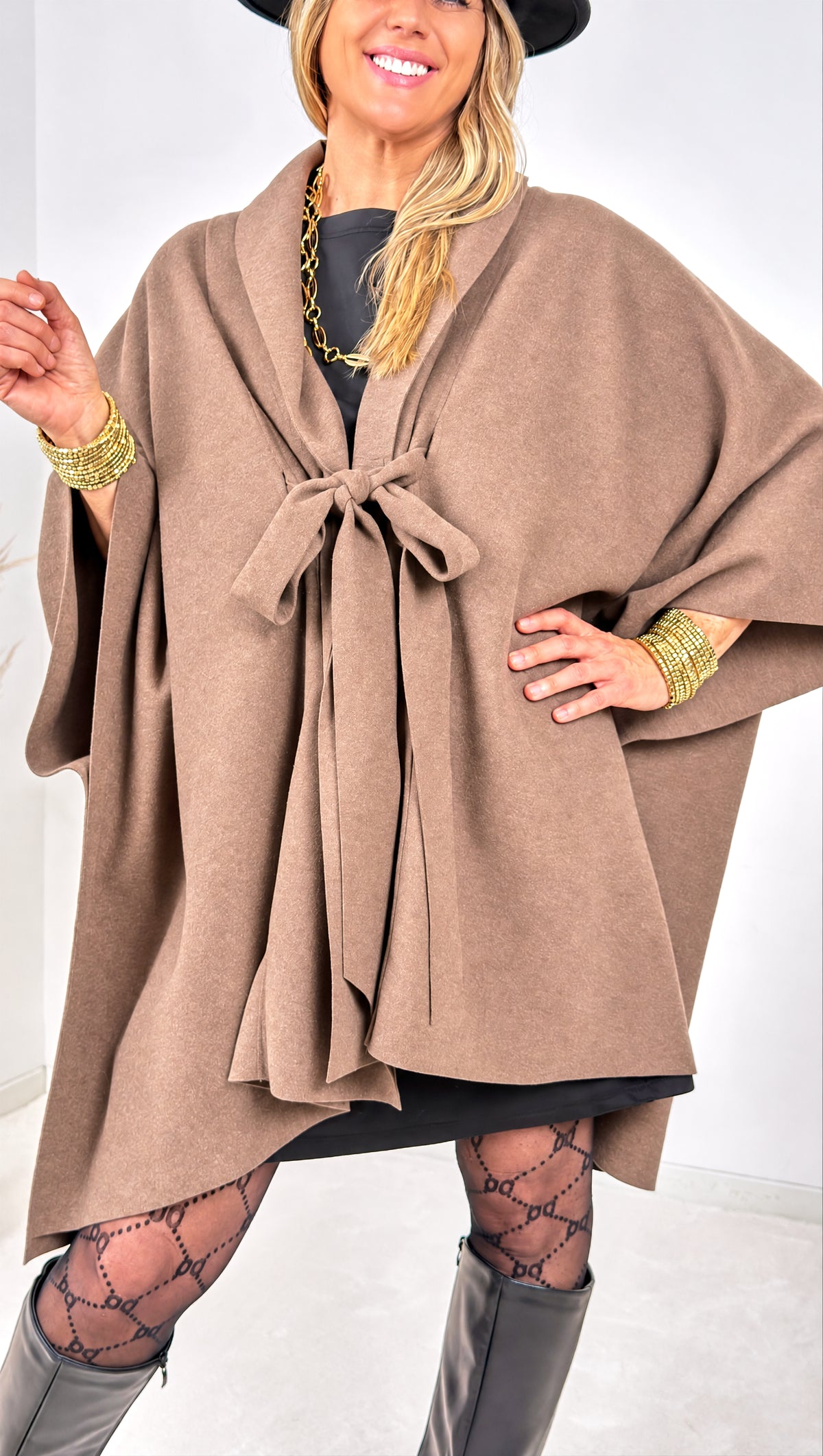 Poncho-Jacke Marielle  *Camel* - Power of Princess