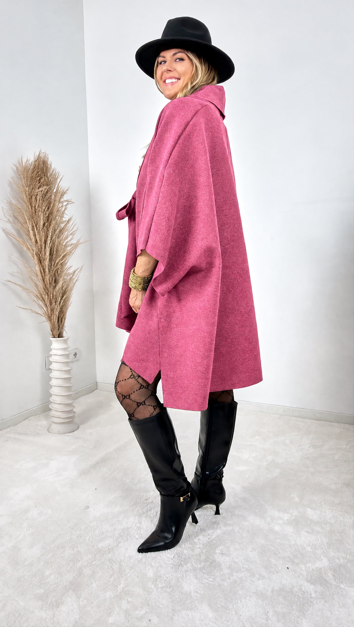 Poncho-Jacke Marielle  *Bordeaux*