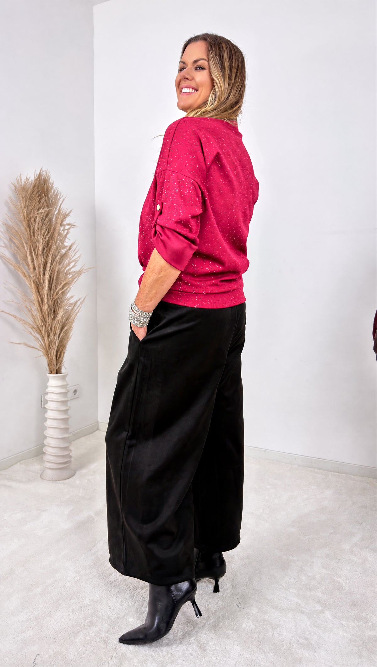 Bluse Aventino *Bordeaux* - Power of Princess