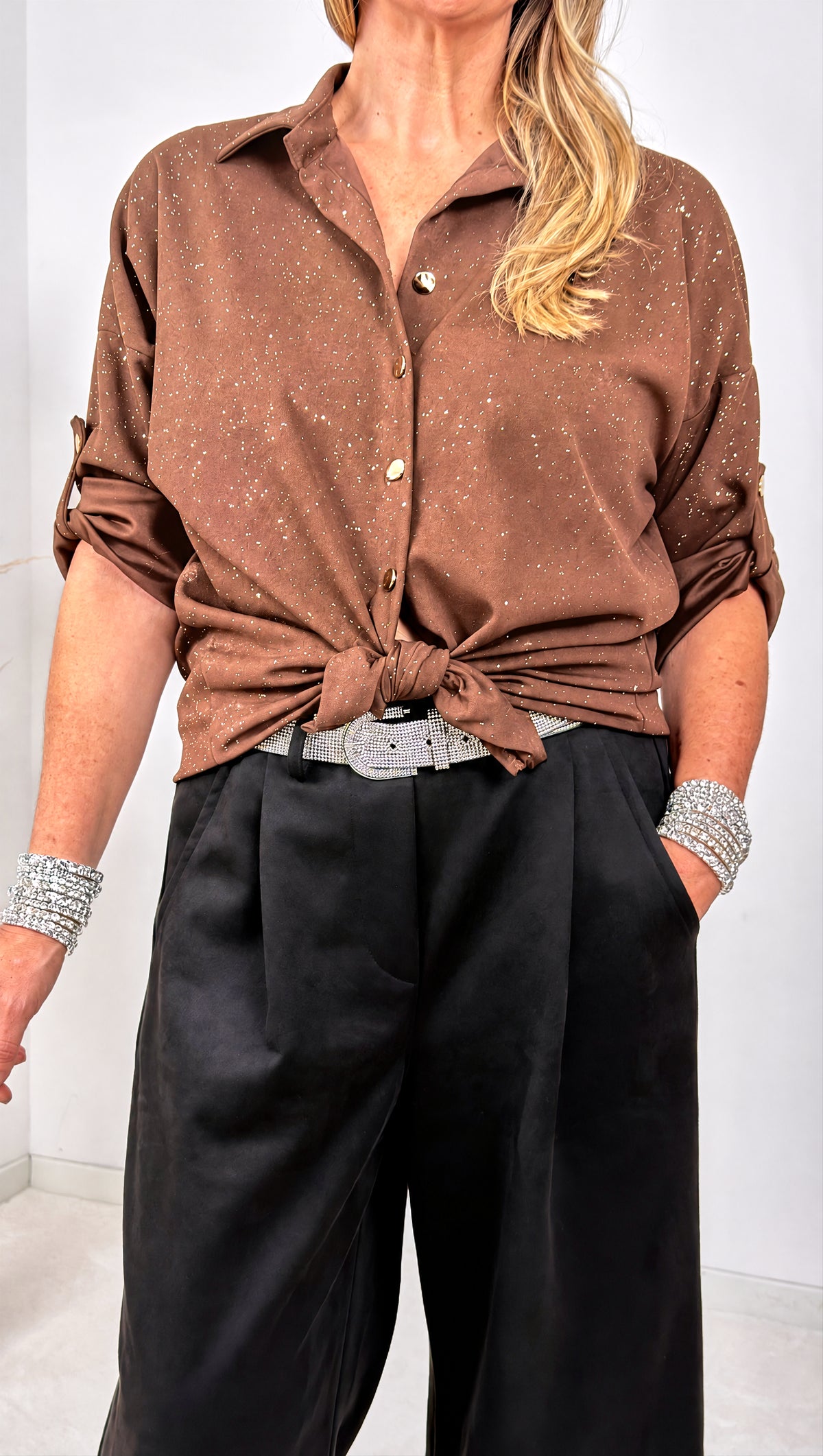 Bluse Aventino *Schoko* - Power of Princess