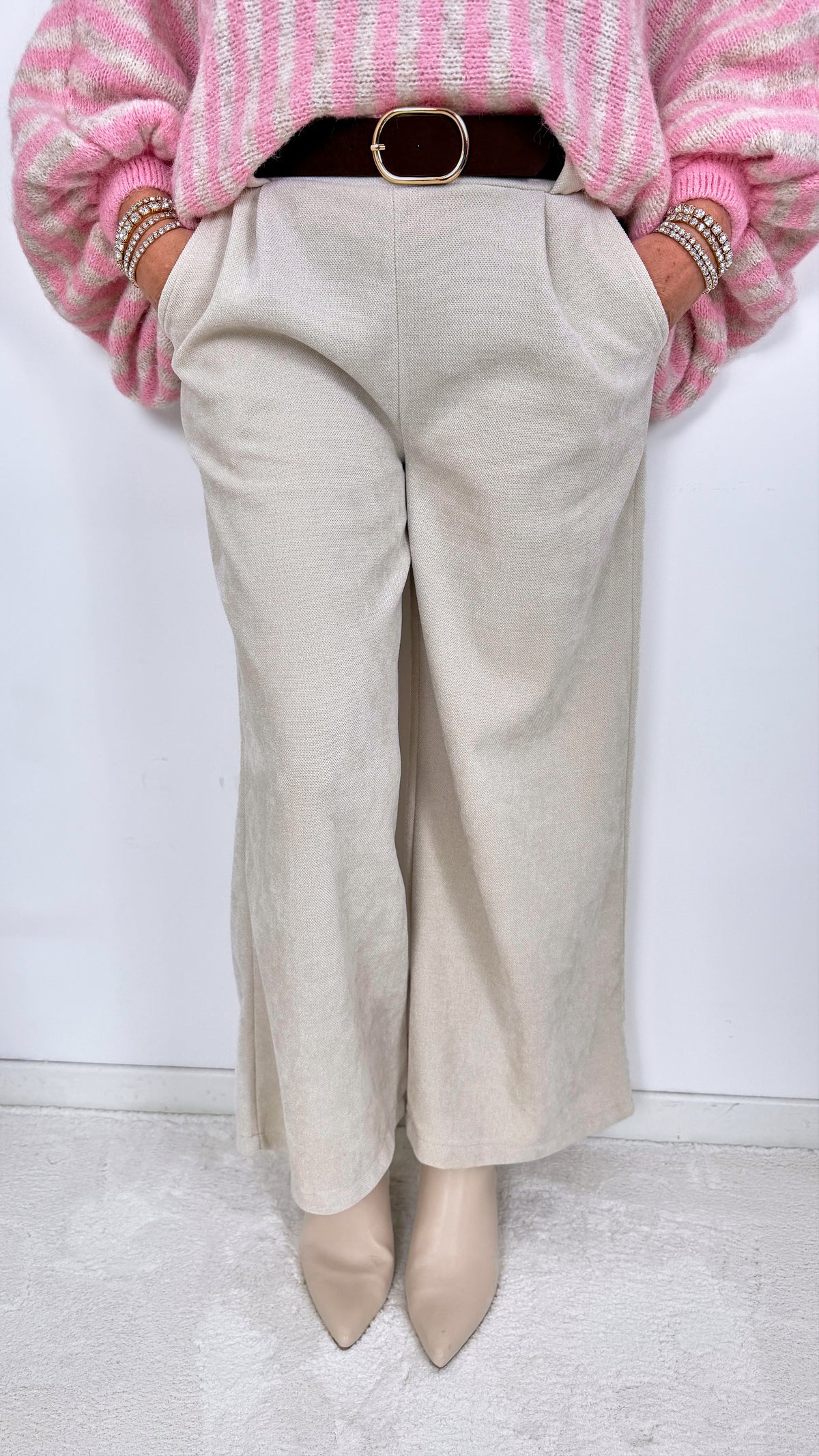 Soft-Cord Hose Mosswood *Creme* - Power of Princess