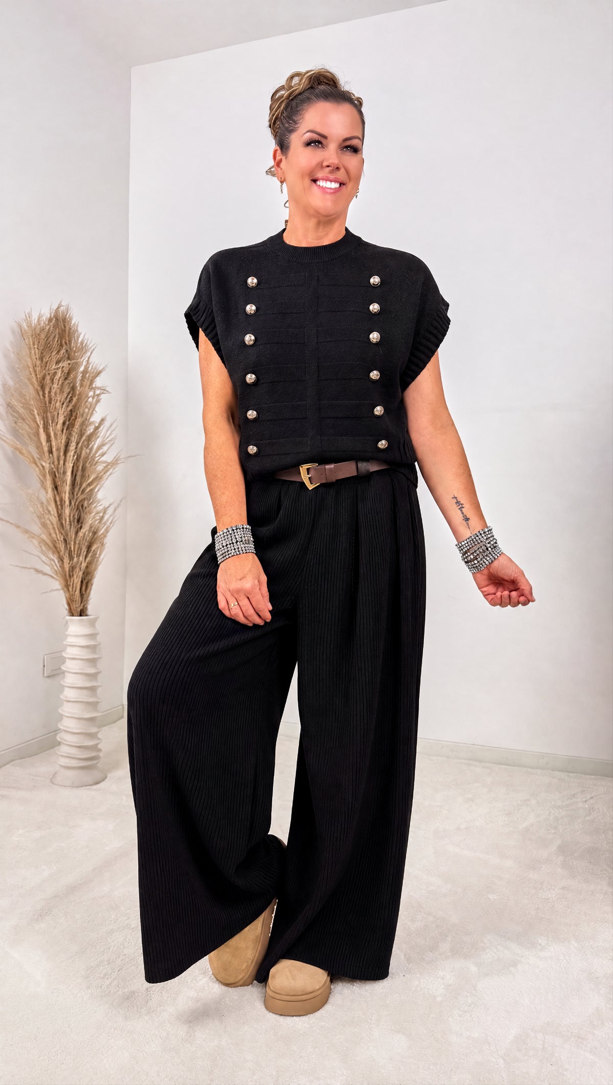 Cord-Hose Elowen *Schwarz*