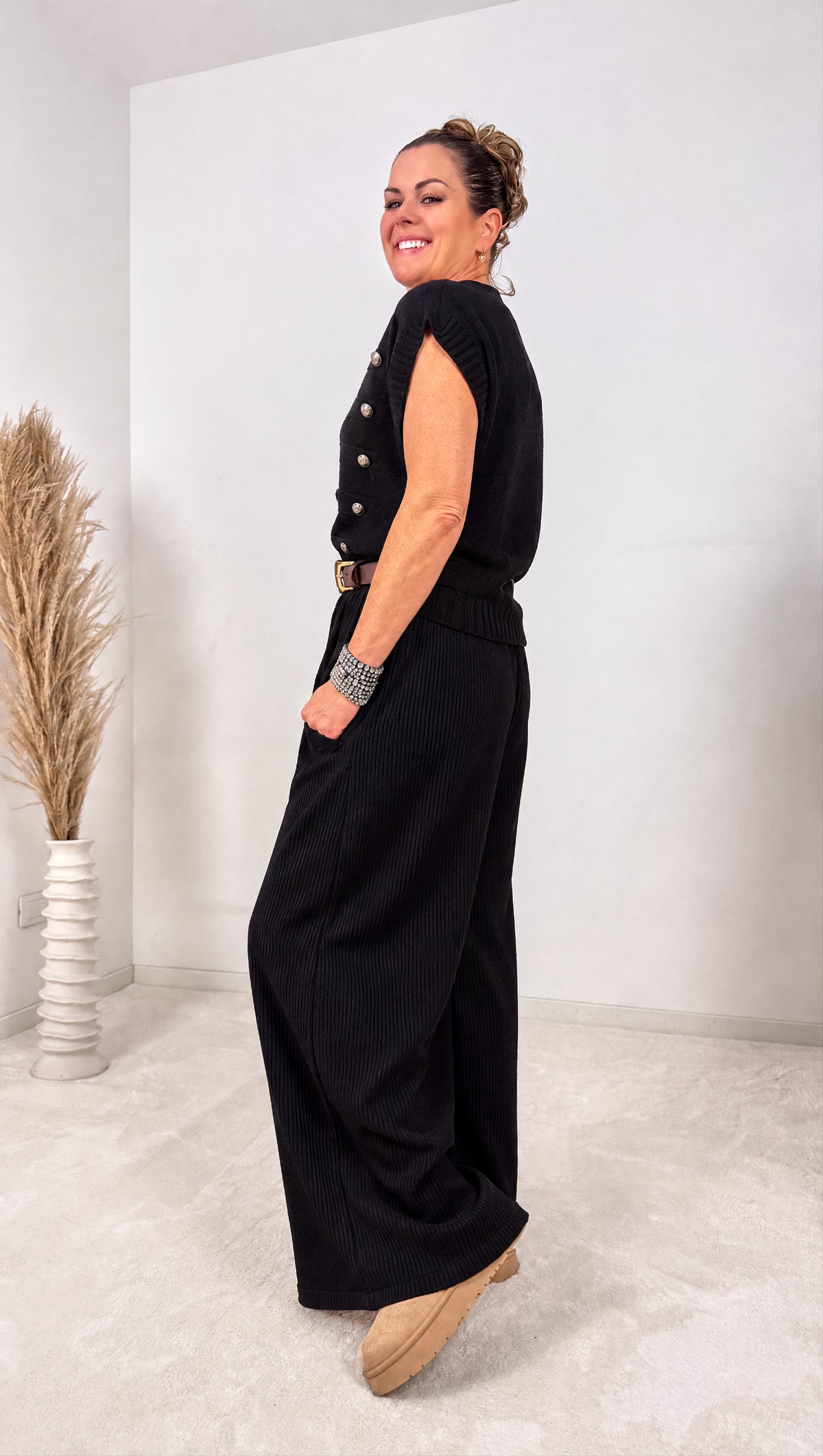 Cord-Hose Elowen *Schwarz*
