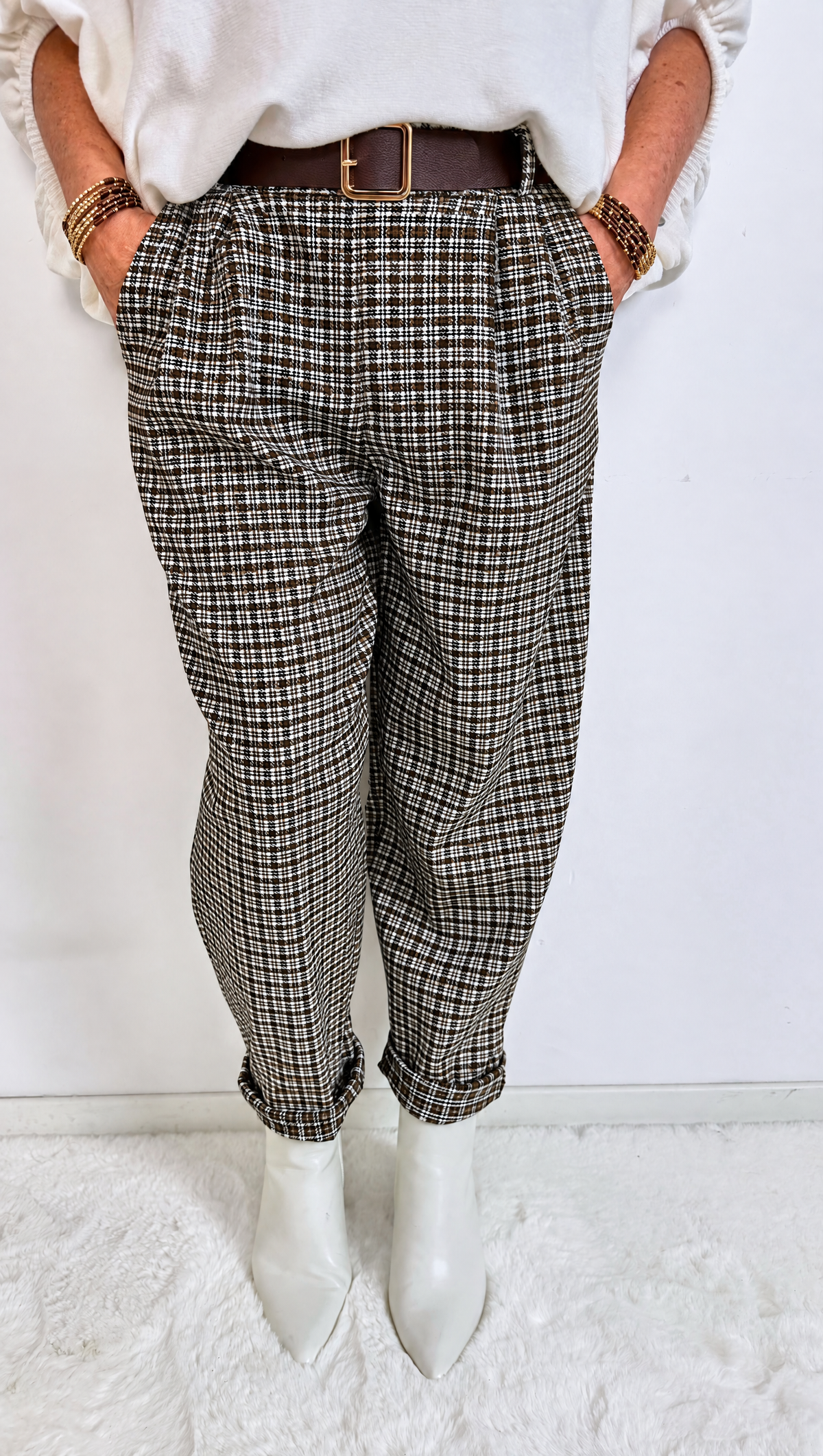 Hose Chester *Schwarz/Camel*