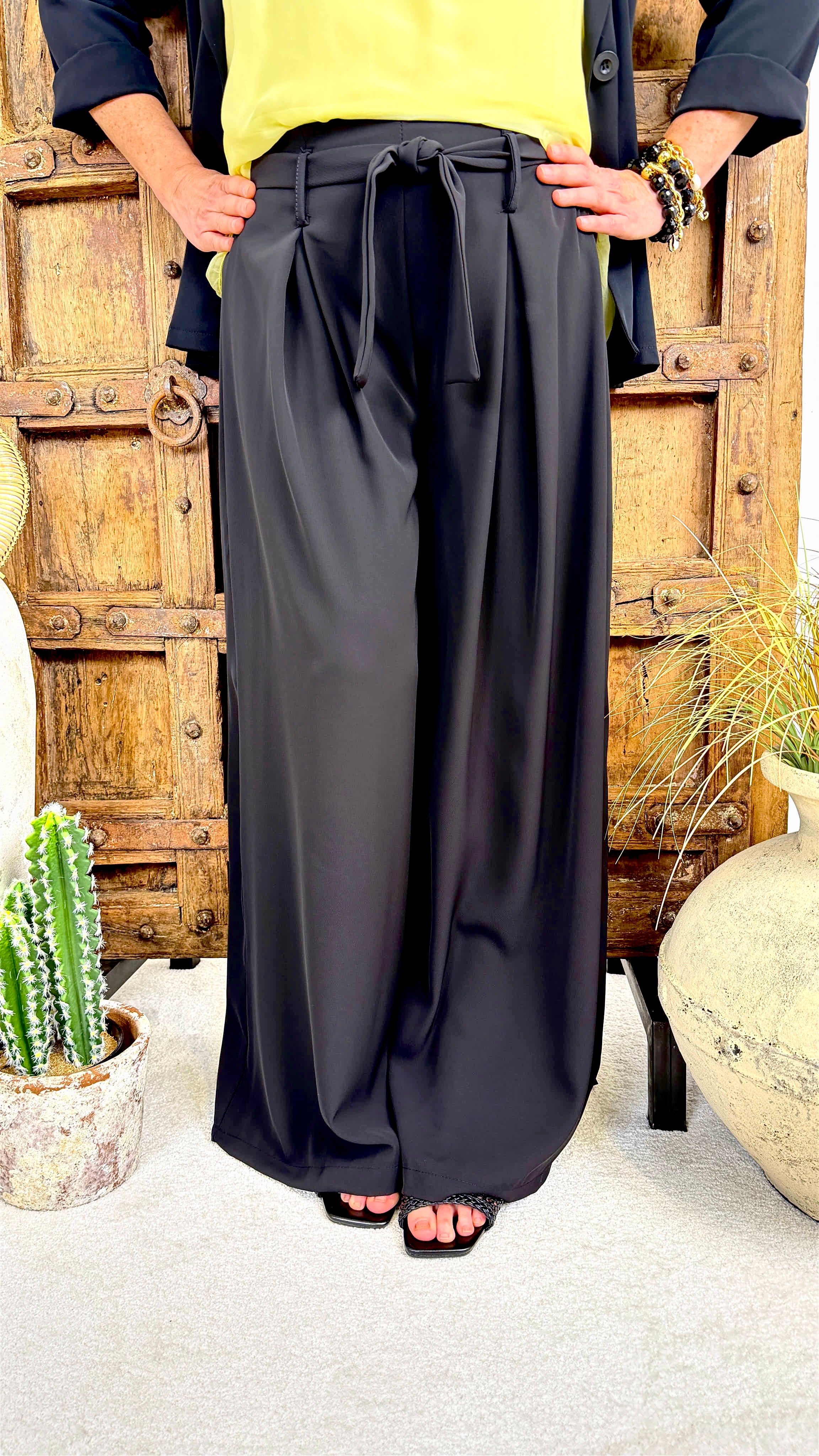 Weite Hose Milano Elegance *Schwarz*