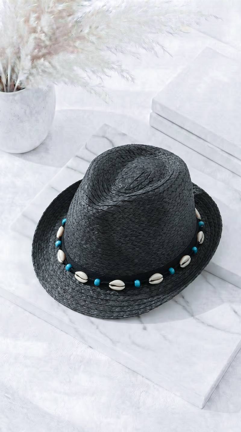 Hut Cowrie *Schwarz*