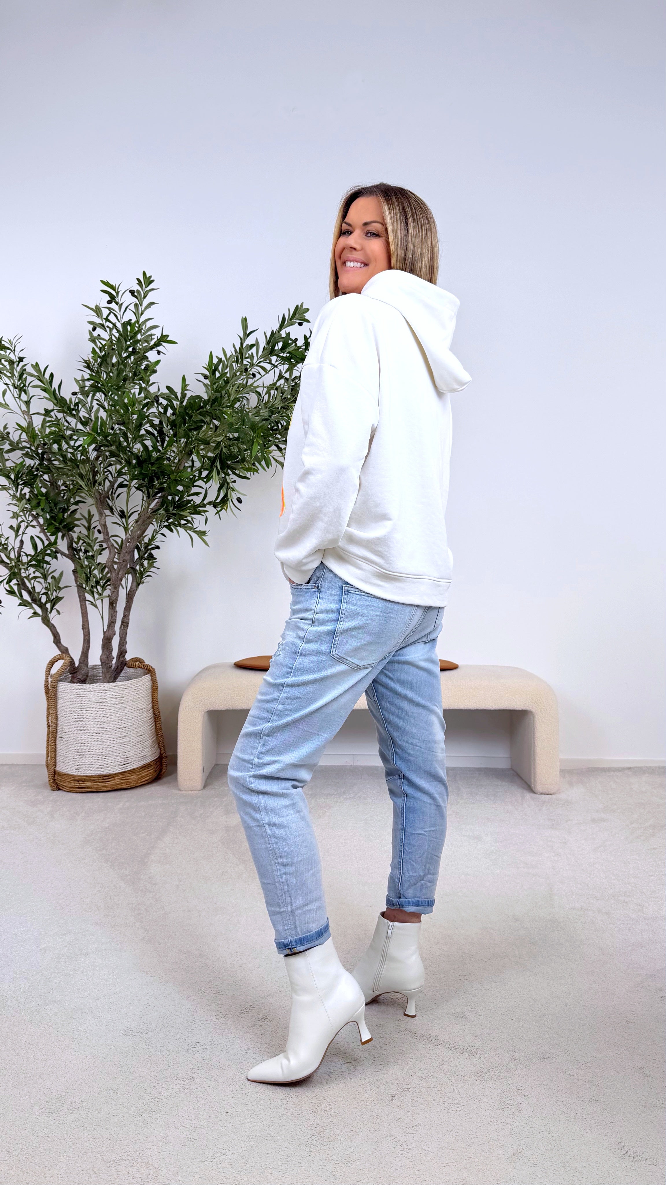 Hoodie Paint Splash *Weiß*