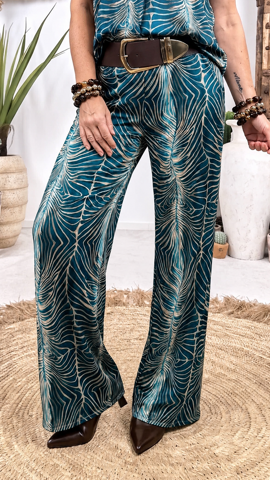 Culotte Hose Summer Flirt *Petrol*