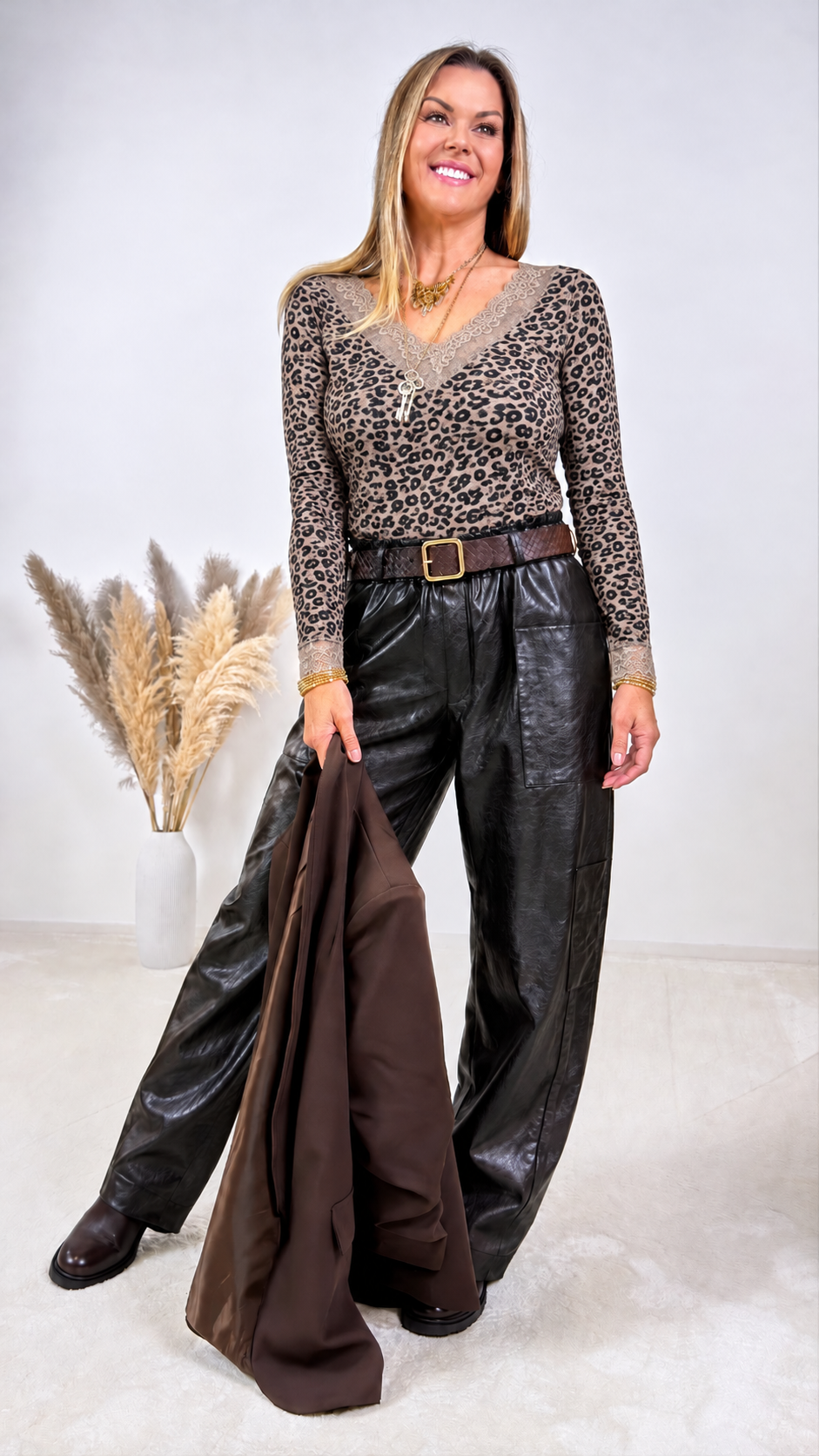 Body Vantora *Taupe/Schwarz*