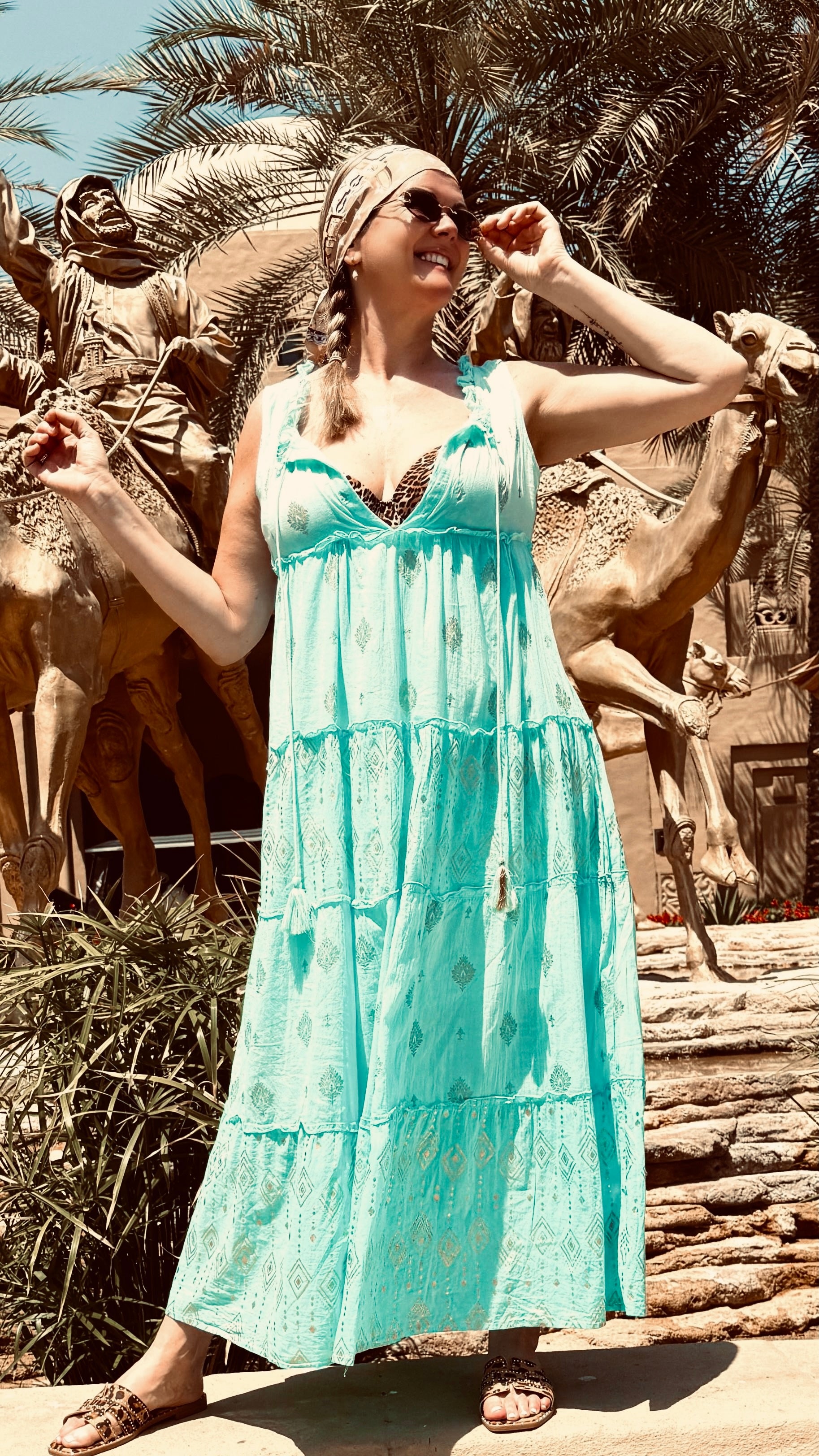 Langes Kleid Laguna Love *Türkis*