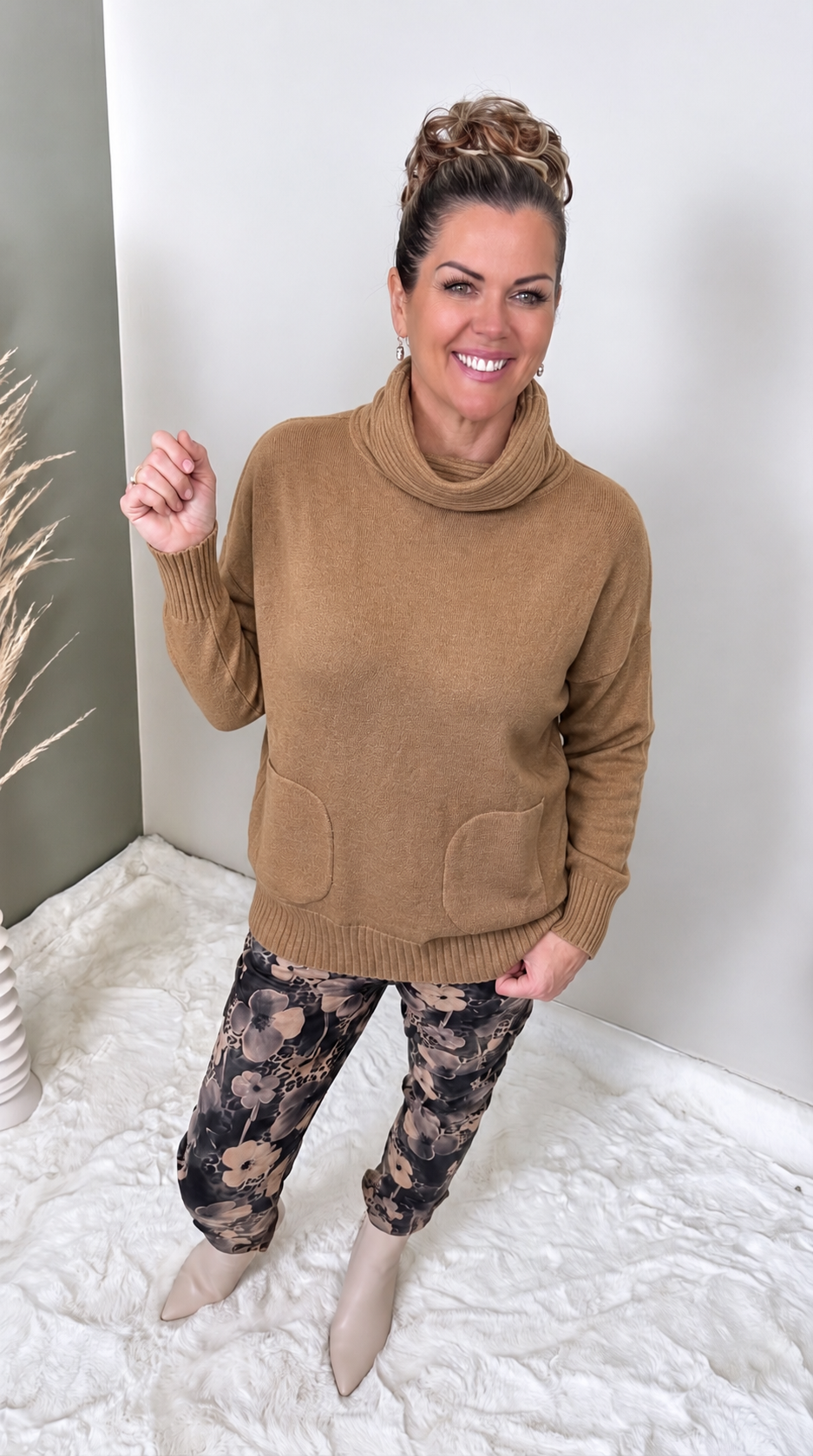 Rollkragenpullover Tabarca  *Camel*