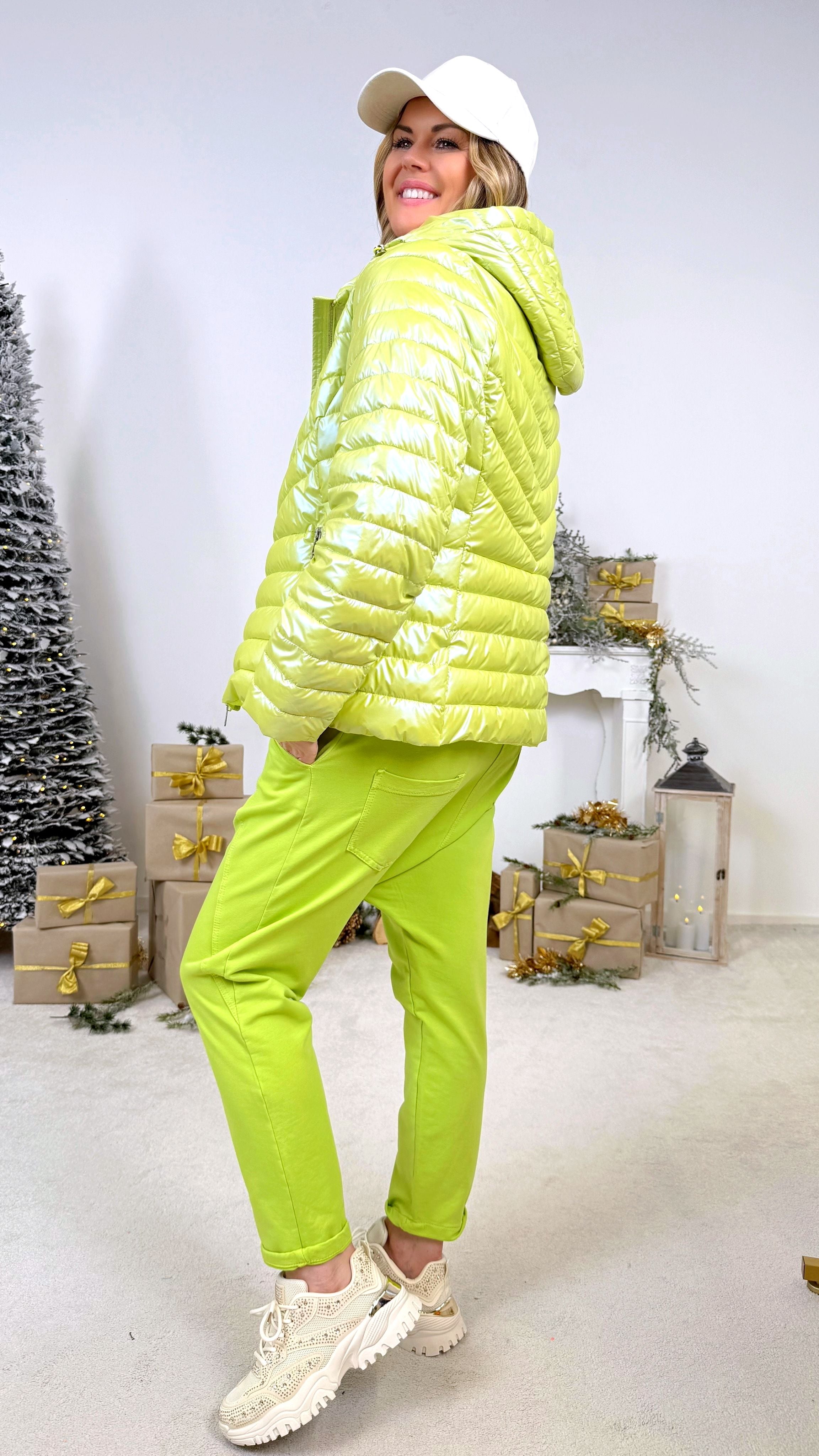 Dünne Steppjacke Lime Spirit