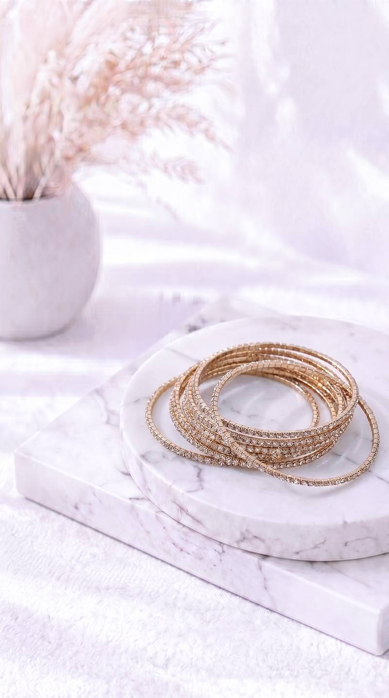 Armband Set Crystal Shine *Gold*