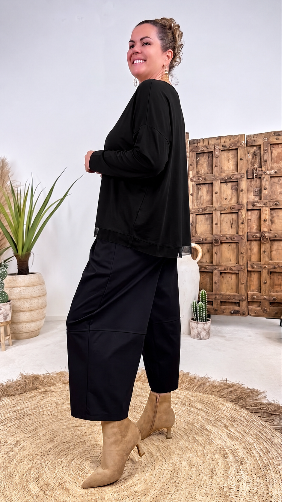 Langarmshirt Halvard *Schwarz*