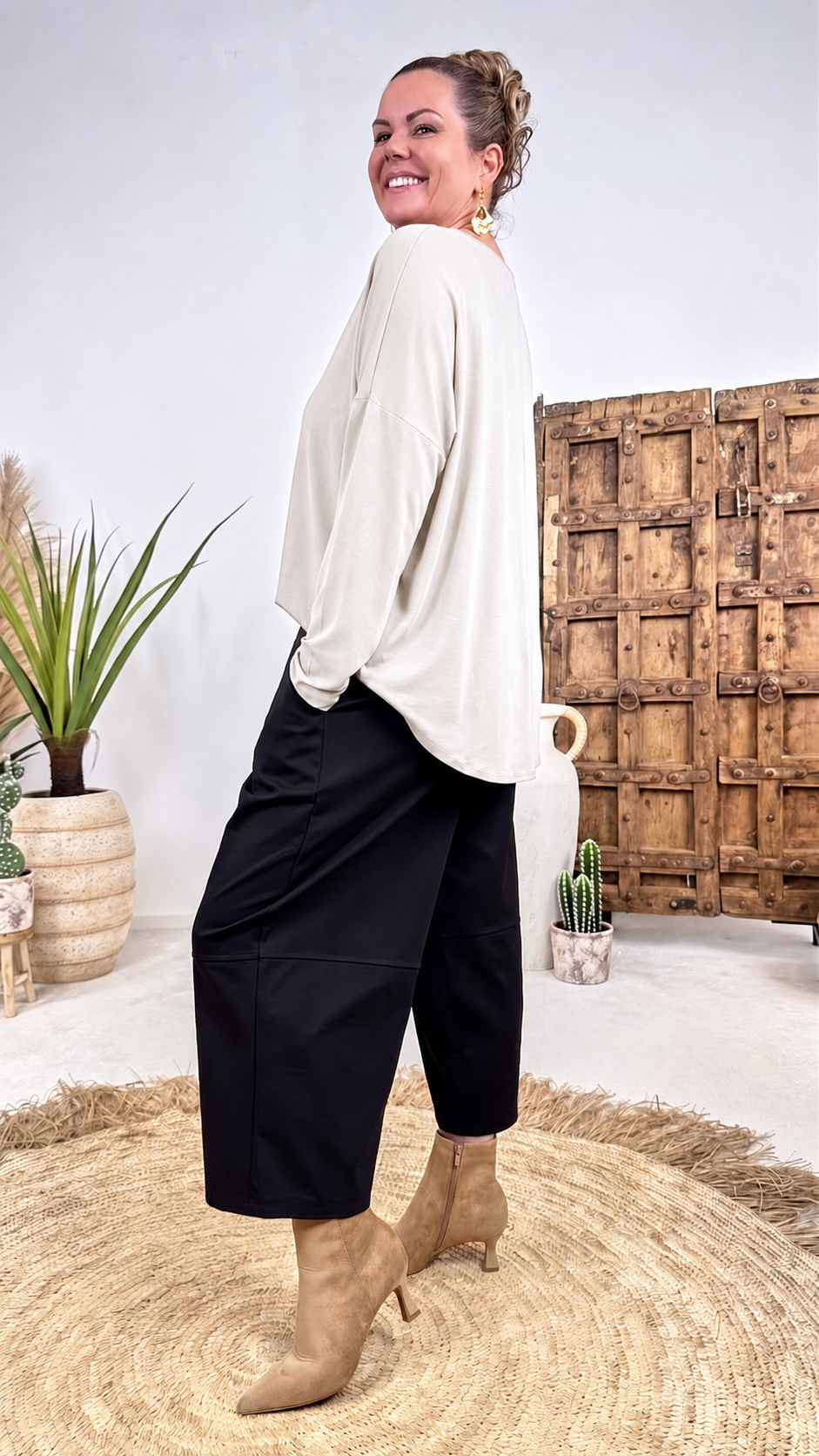 Langarmshirt Summer Moon *Beige*