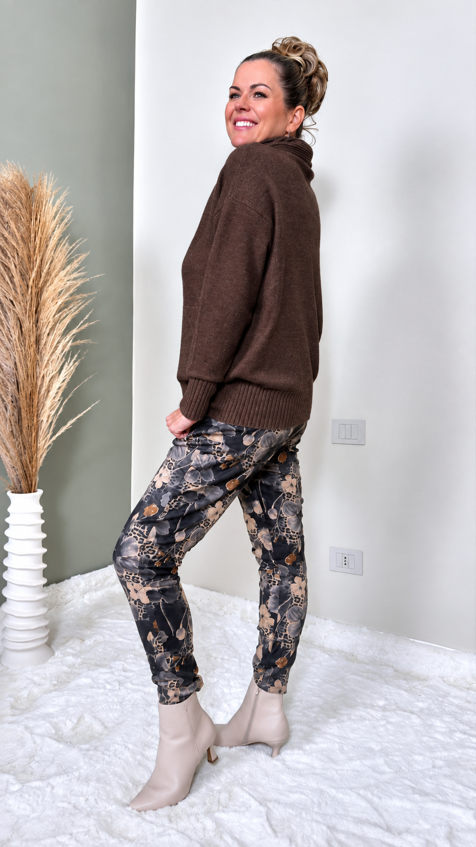 Rollkragenpullover Tabarca  *Schoko*
