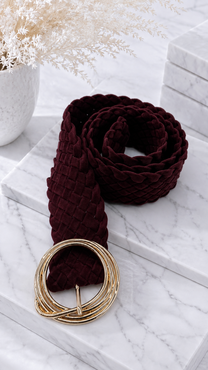 Gürtel Tundra Braid *Bordeaux*