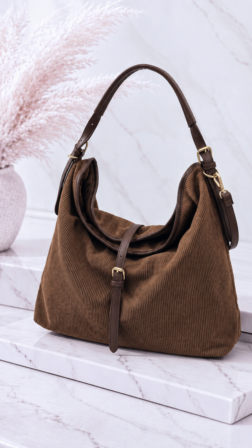 Handtasche Quasar Soft *Schoko*
