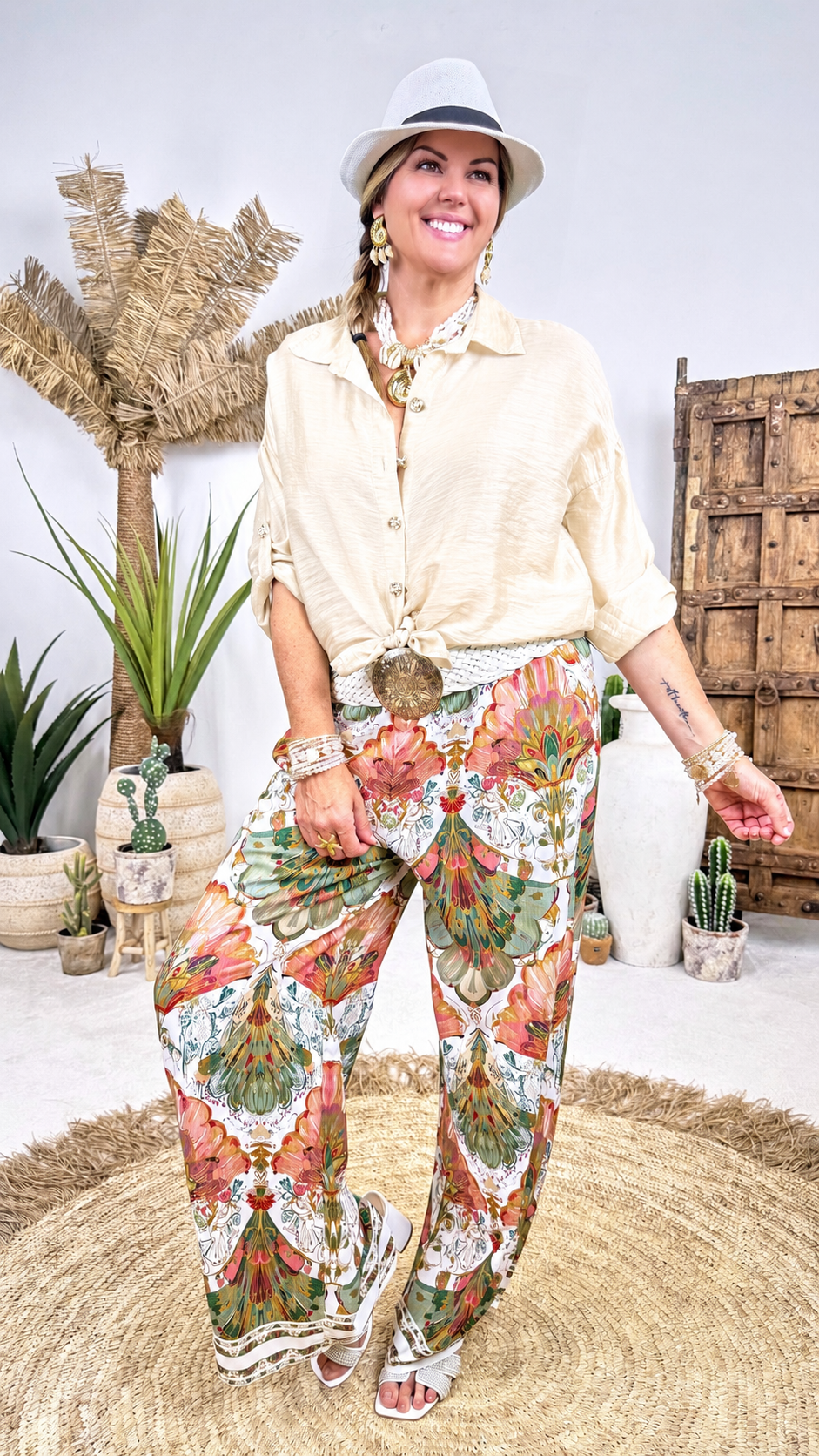 Bluse Natural Knot *Creme*