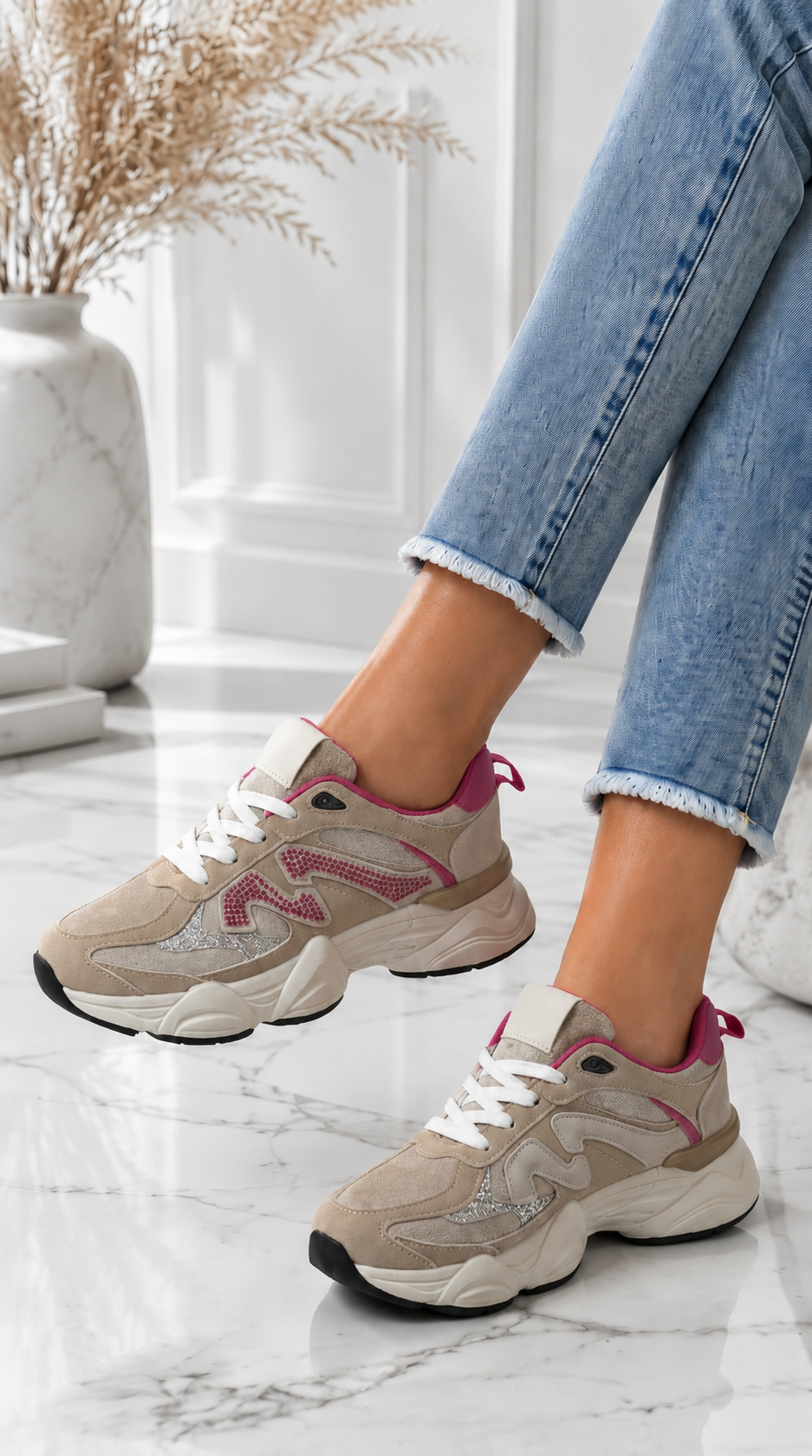 Sneaker Strass Chakra