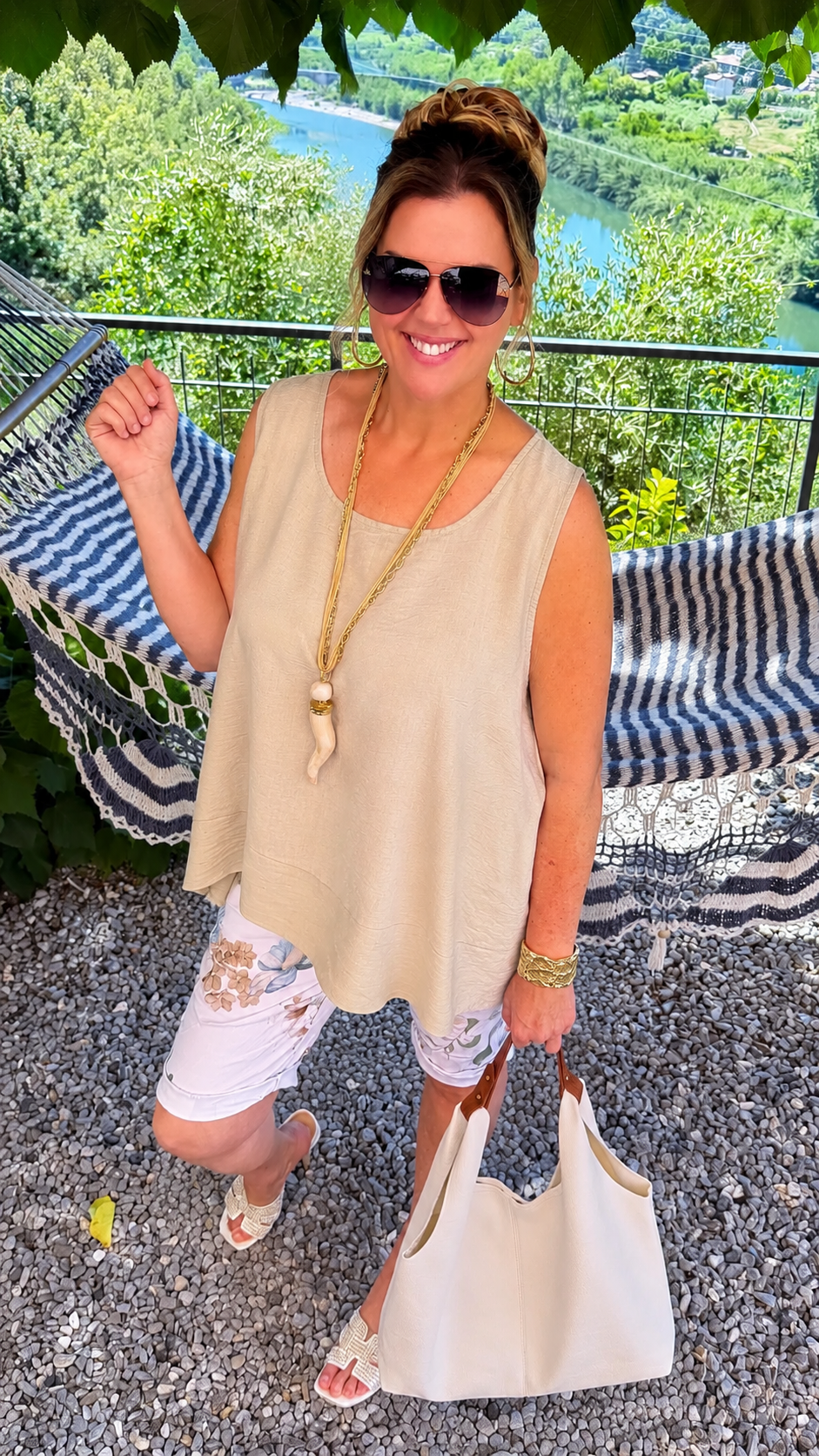 Blusentop Simplicity  *Beige*