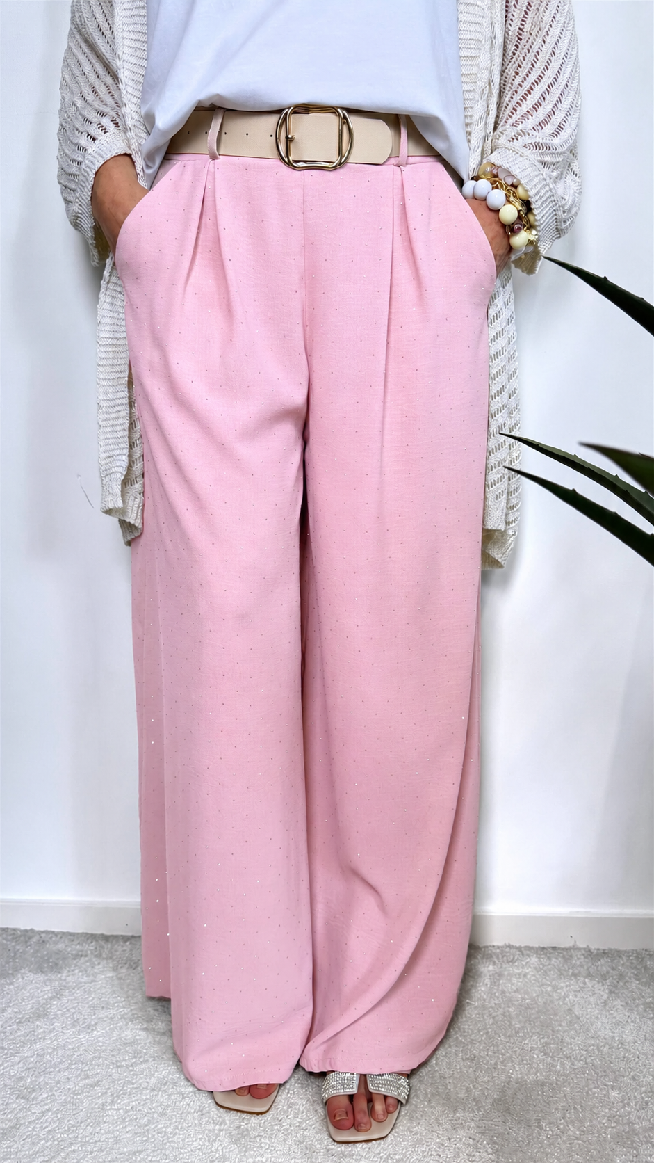Weite Hose Stellata *Babypink*