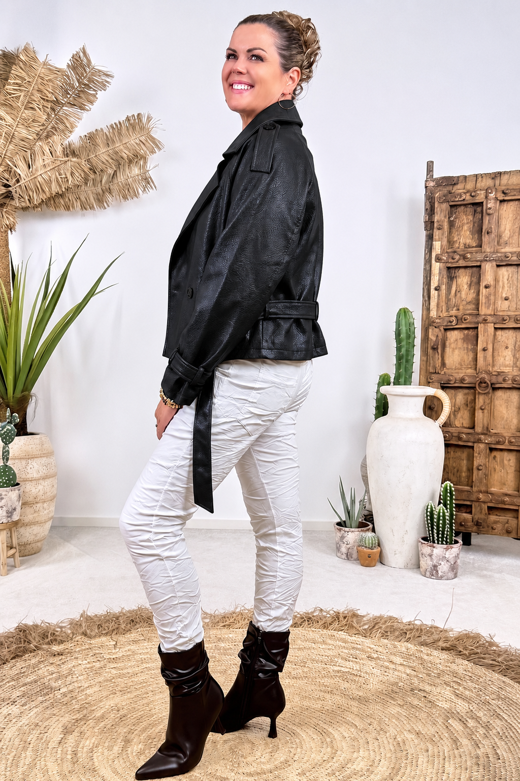 Jacke Belted Edge *Schwarz*